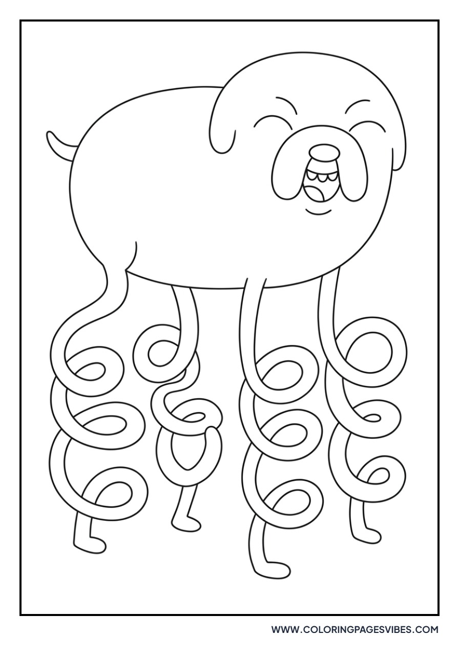 Jake the Dog Stretched