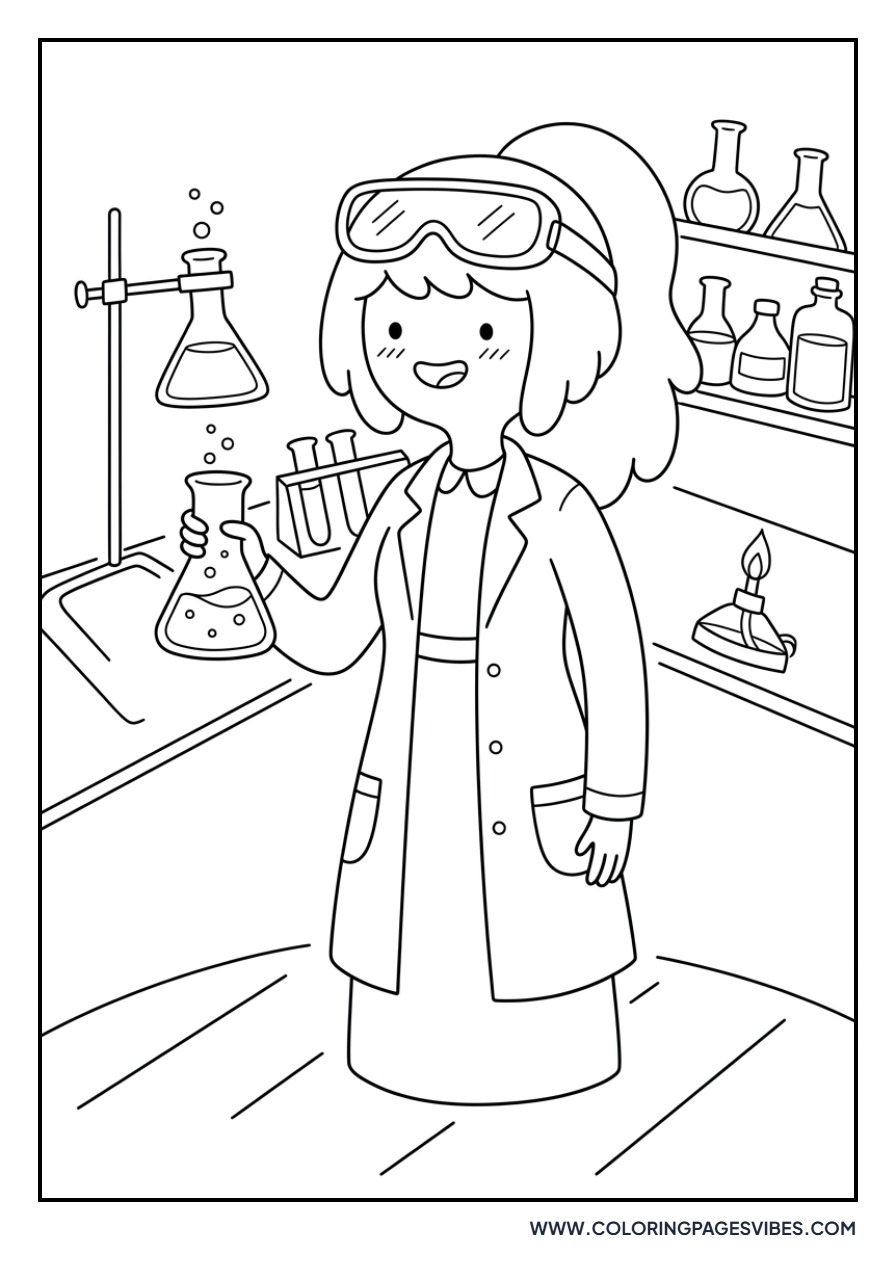 Princess Bubblegum in Lab