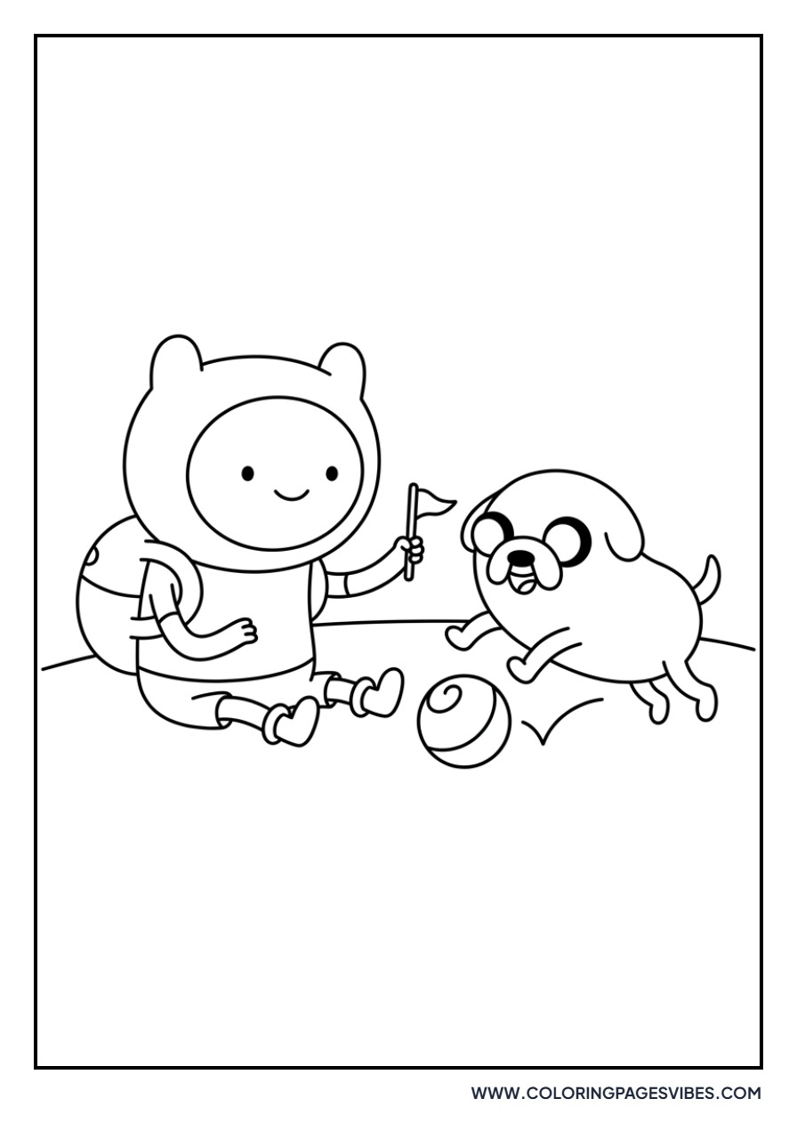Young Finn and Jake