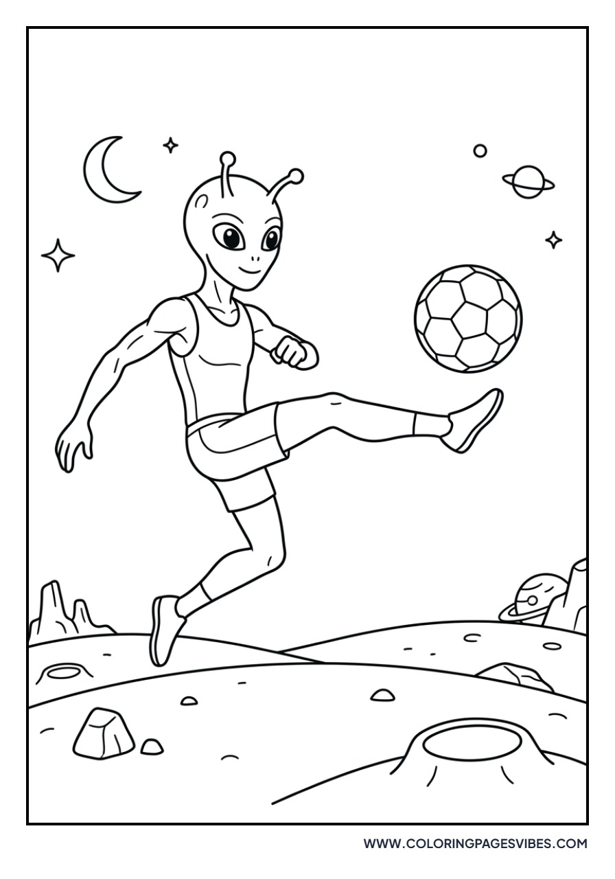 Alien Soccer Player
