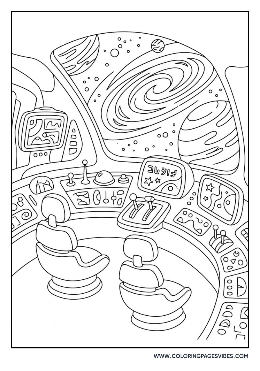 Alien Spaceship Interior