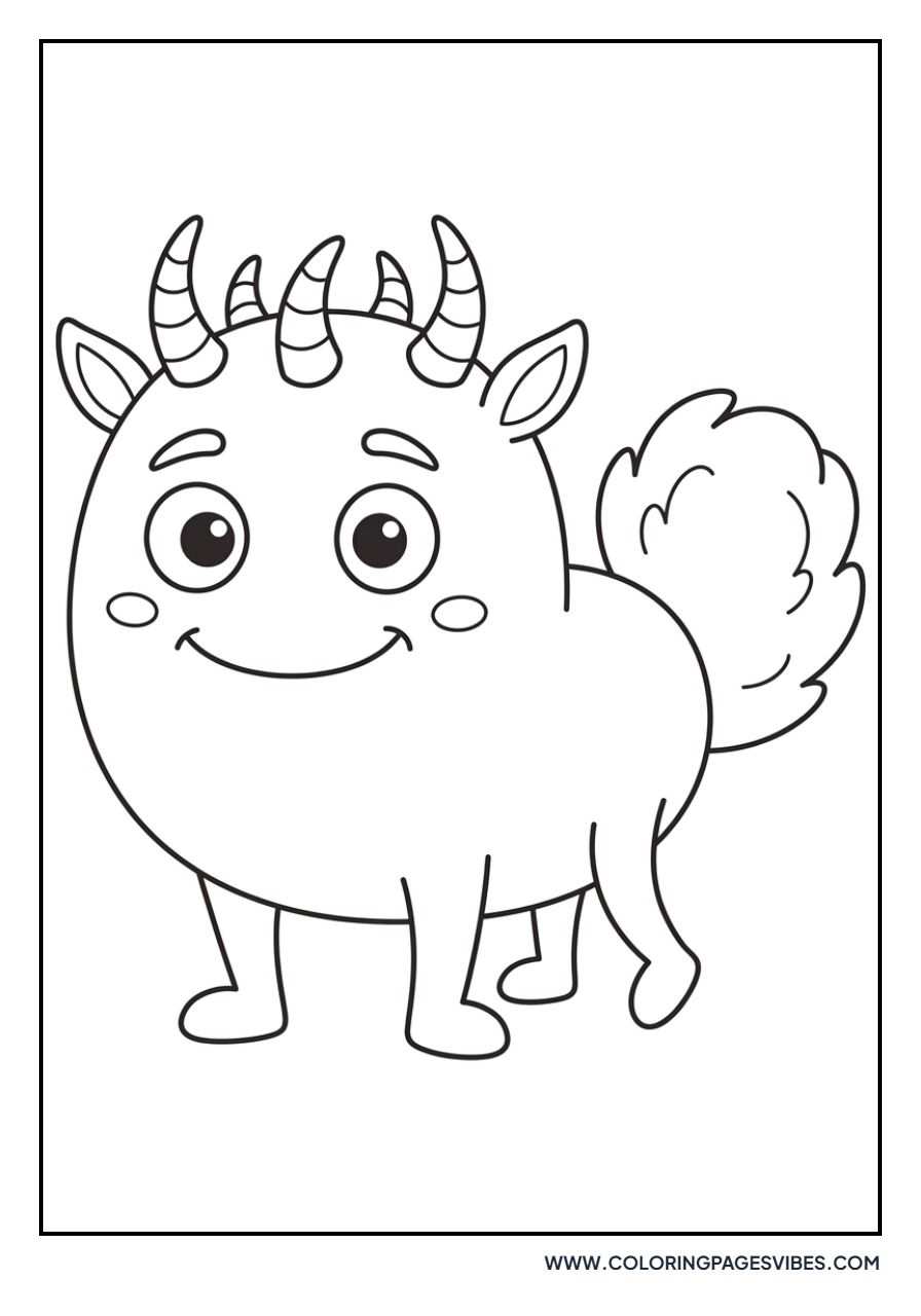 Alien with Multiple Horns