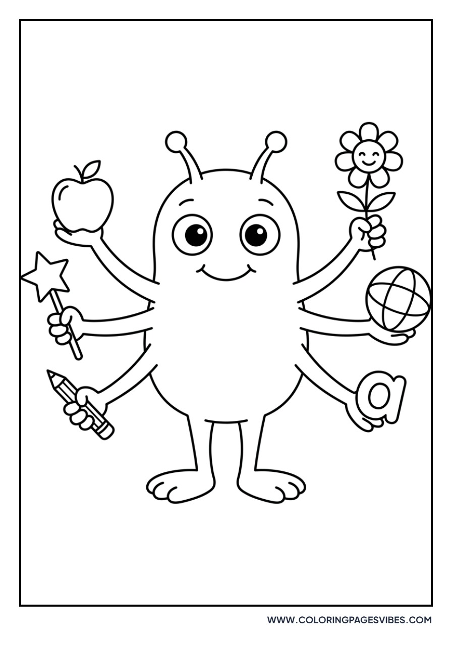 Alien with Six Arms