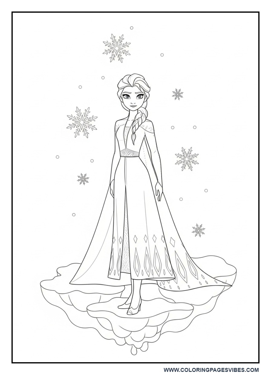 Elsa Dream Cloud Scene