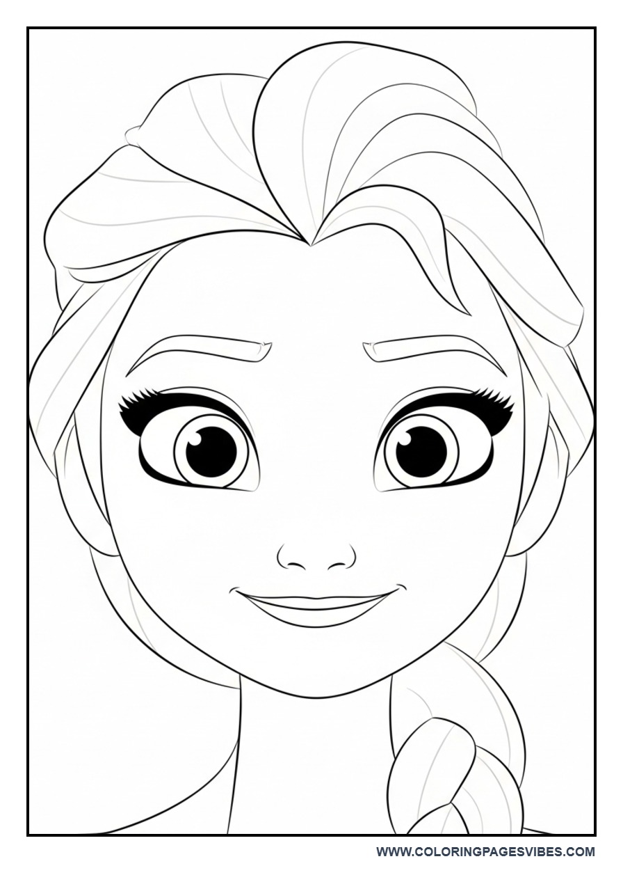 Elsa Face Close-Up