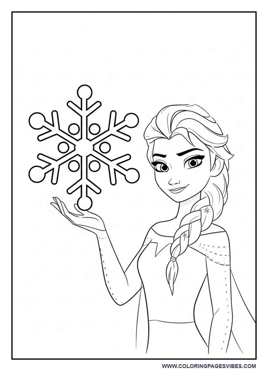 Elsa Holding Snowflake