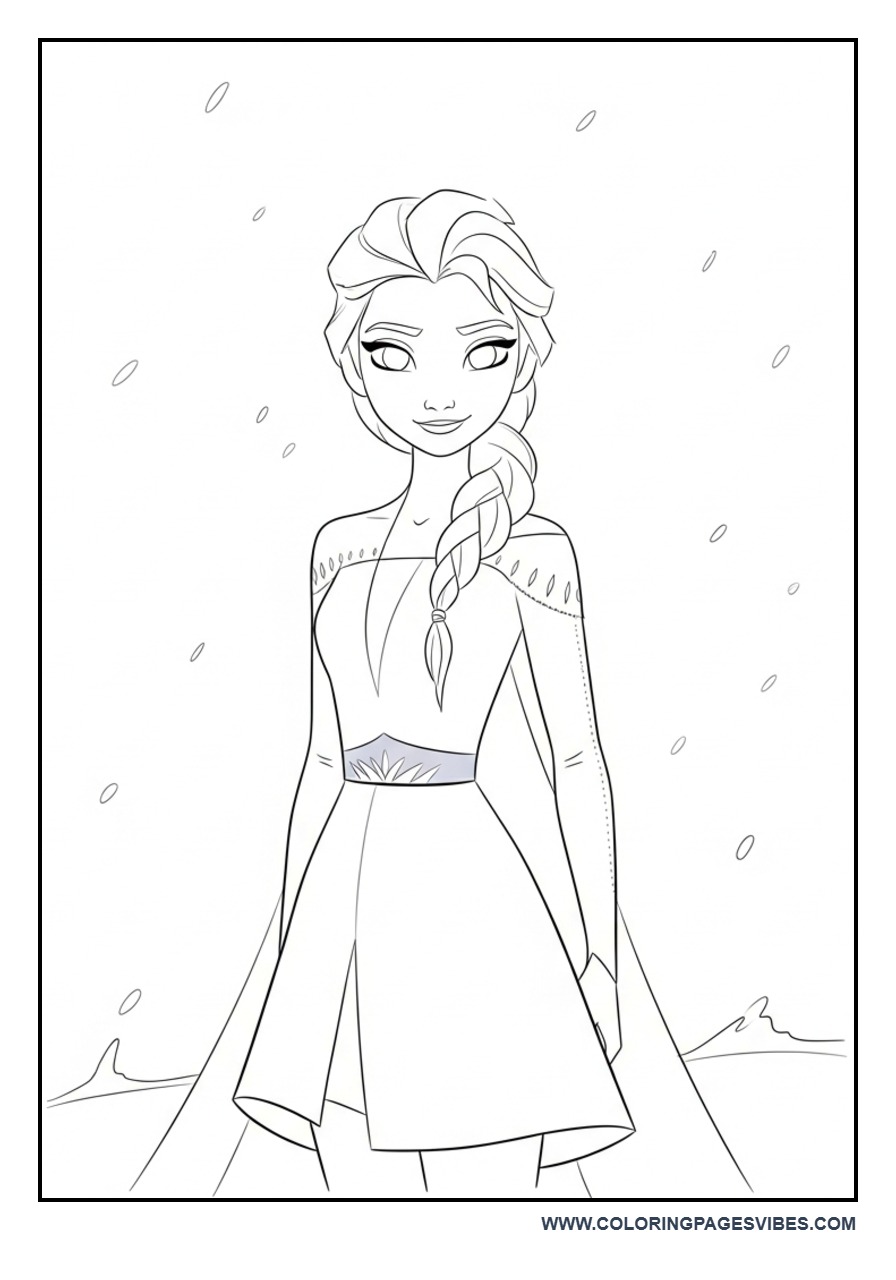 Elsa in Short Dress Style