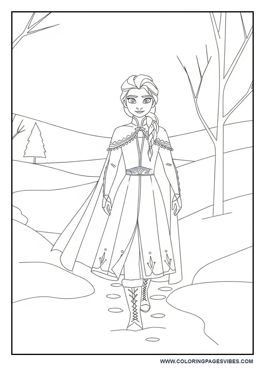 Elsa in Winter Adventure Outfit