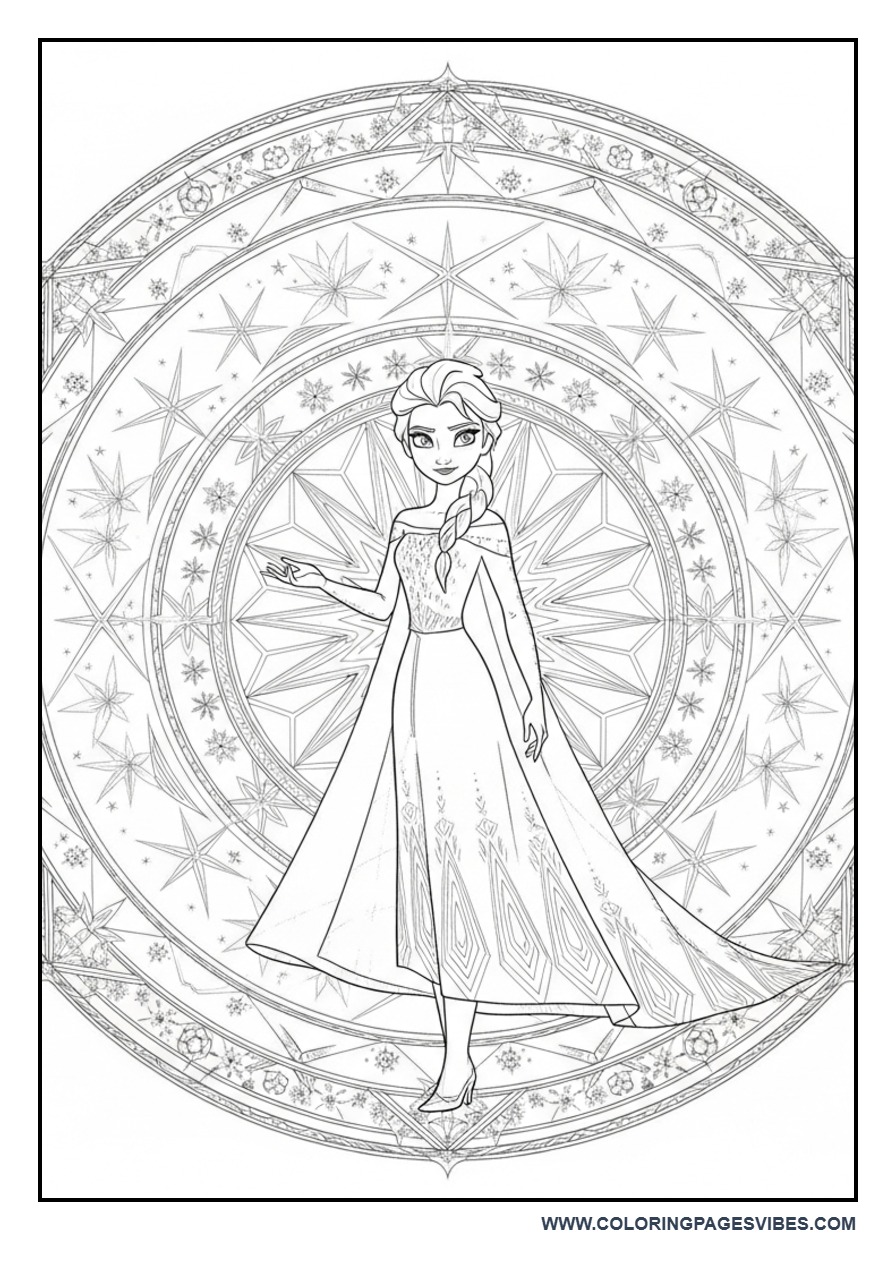 Elsa Magic Circle Design
