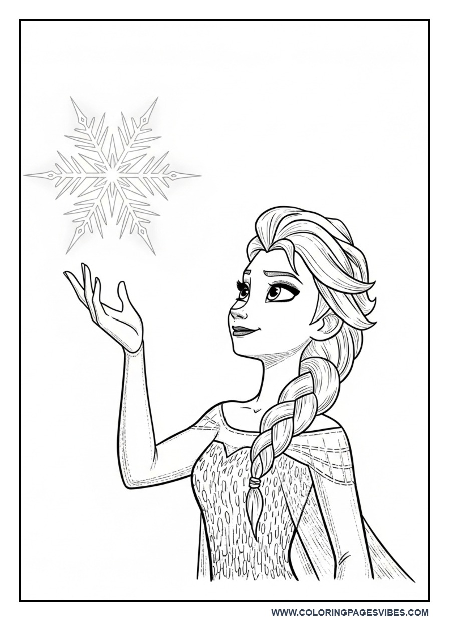 Elsa Magic Snowflake Burst
