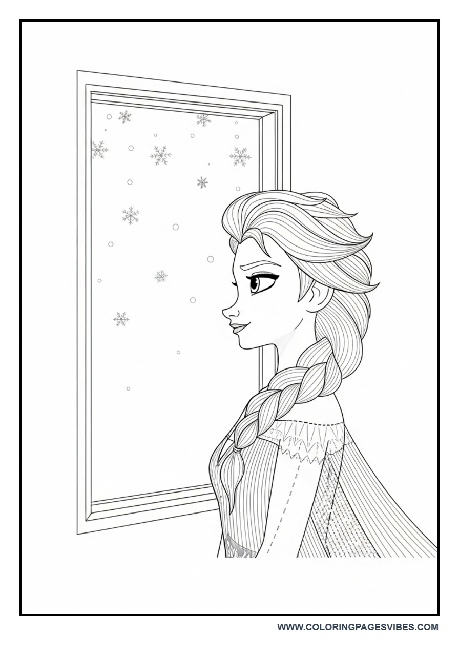 Elsa Window Scene