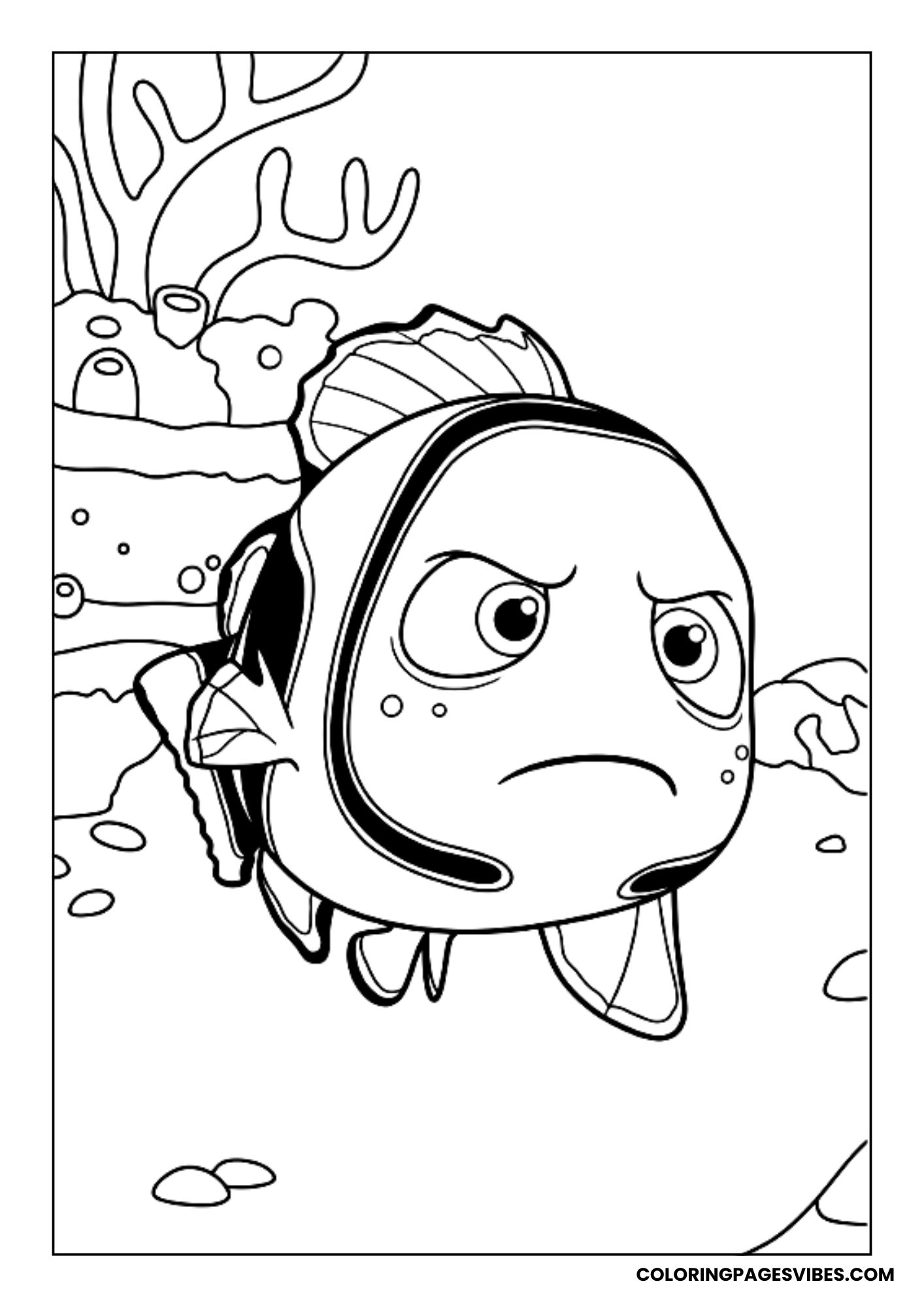 Angry Nemo Swimming