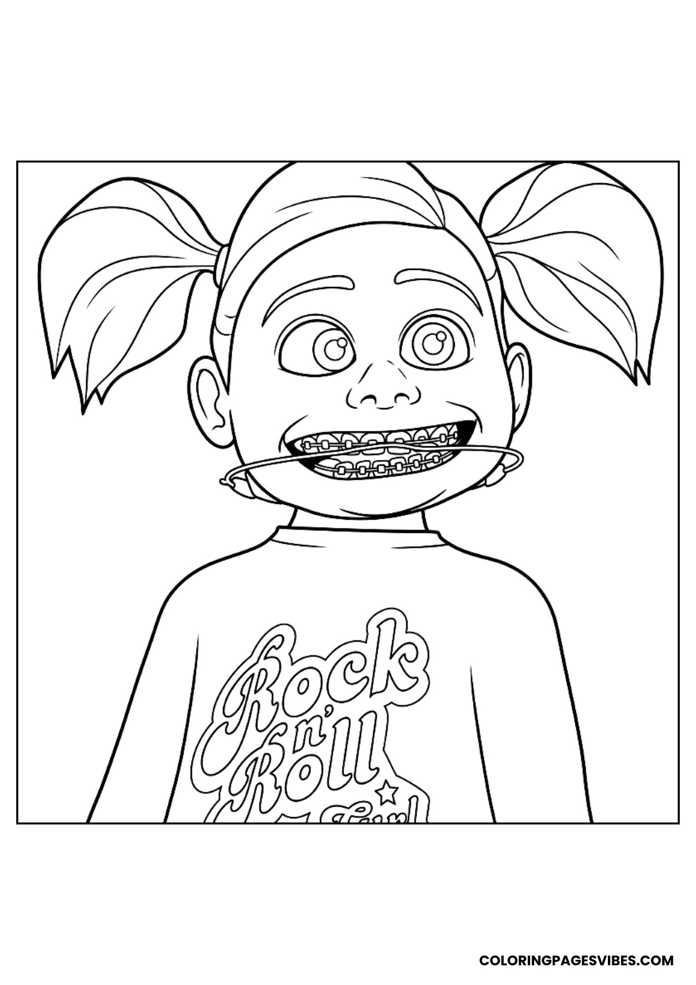 Darla With Braces
