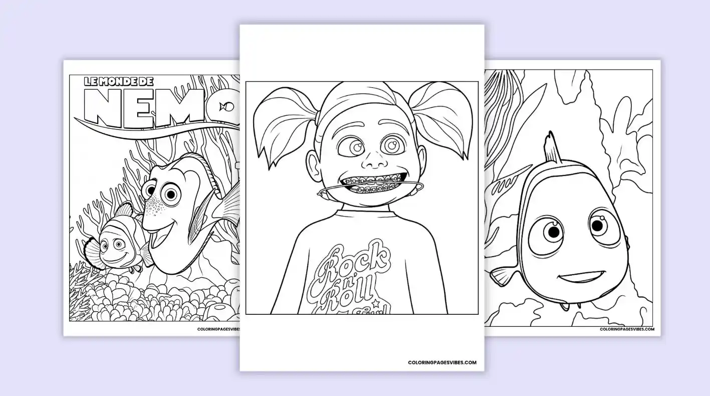 35 Free Finding Nemo Coloring Pages to Print