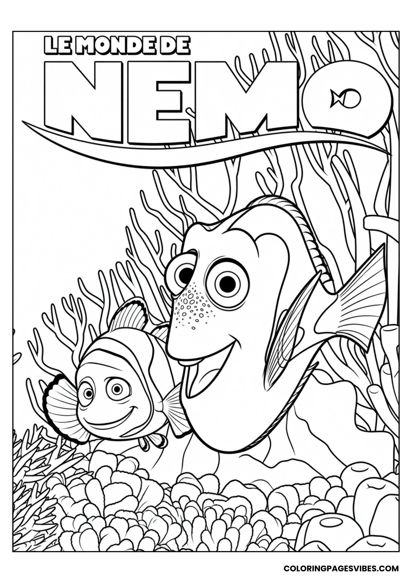 Nemo and Dory Le Monde De Nemo
