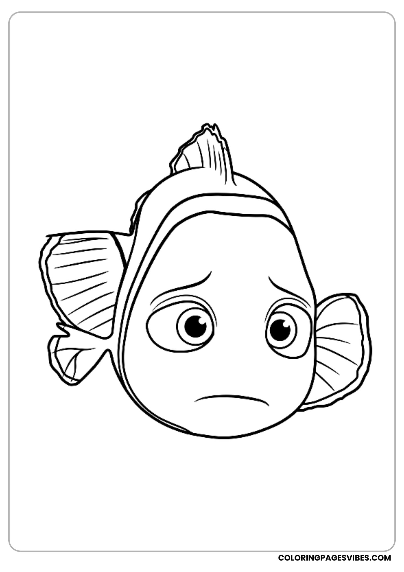 Sad Nemo Looking Down