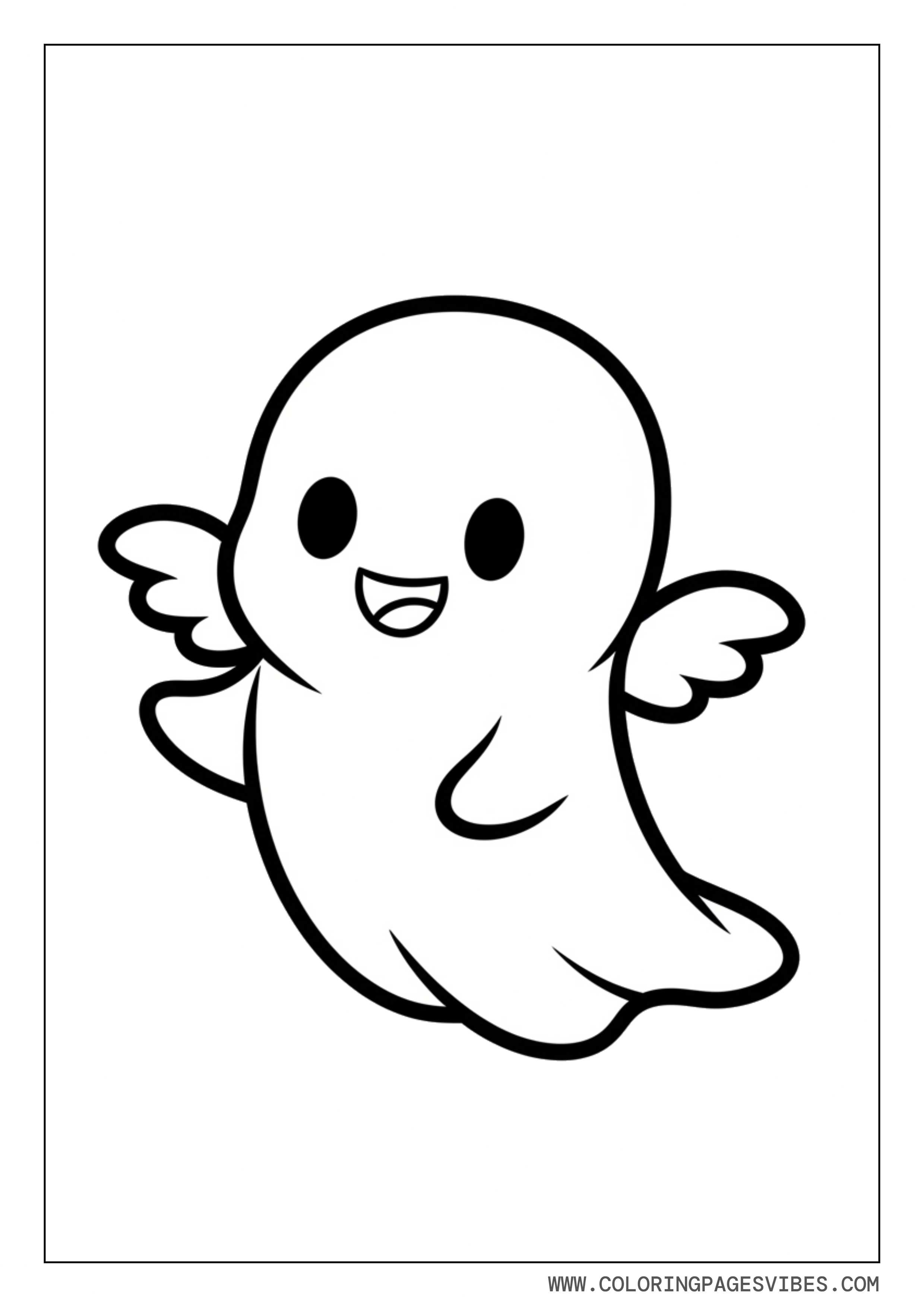 Baby Ghost With Tiny Wings