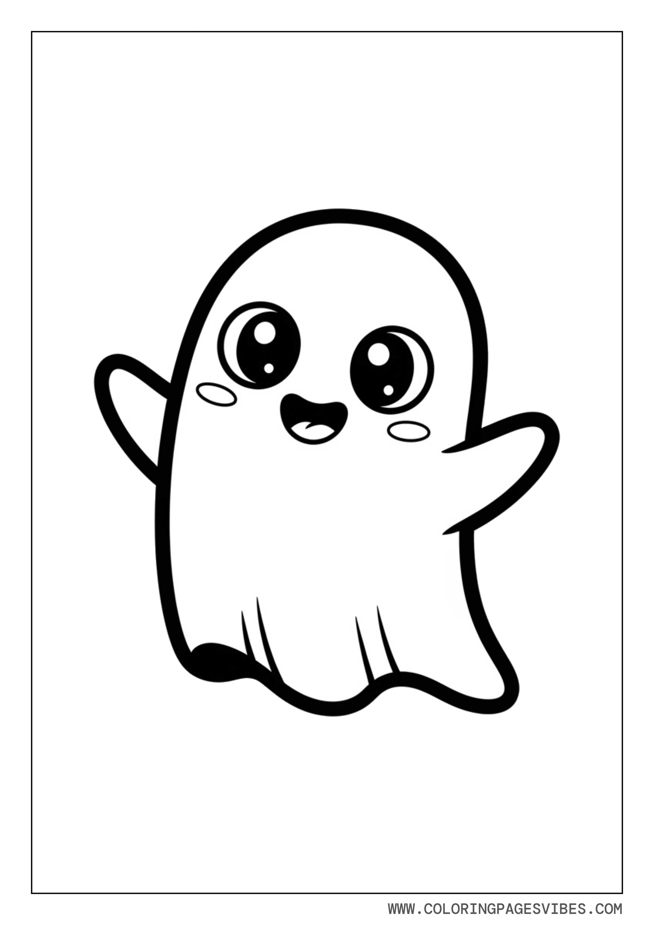 Cute Smiling Ghost