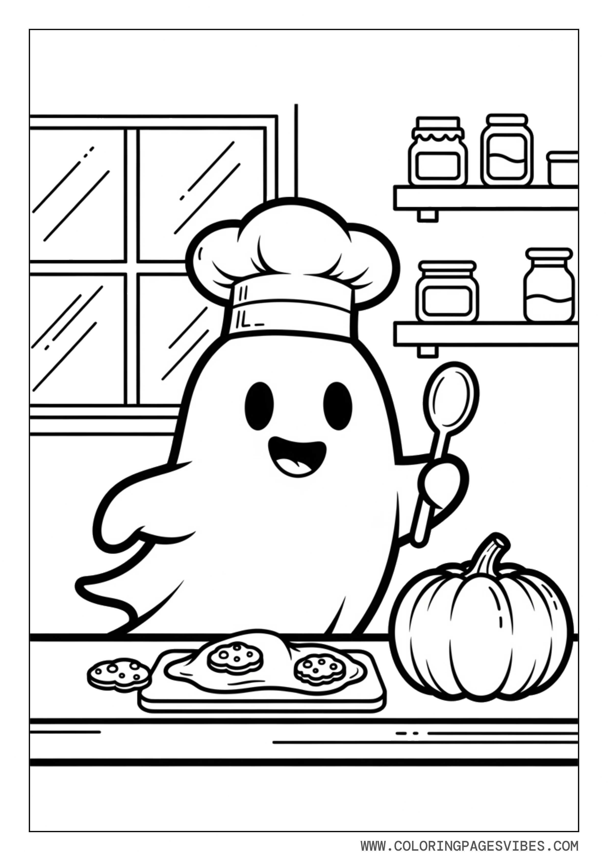 Ghost Chef Baking Cookies