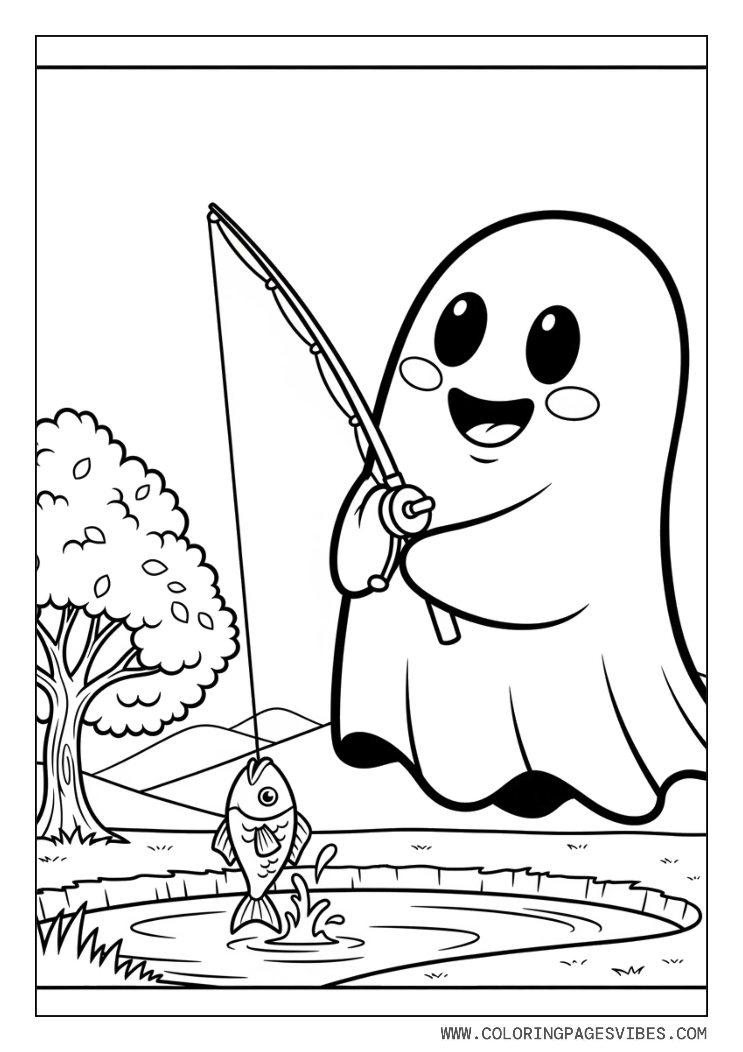 Ghost Fishing at Pond