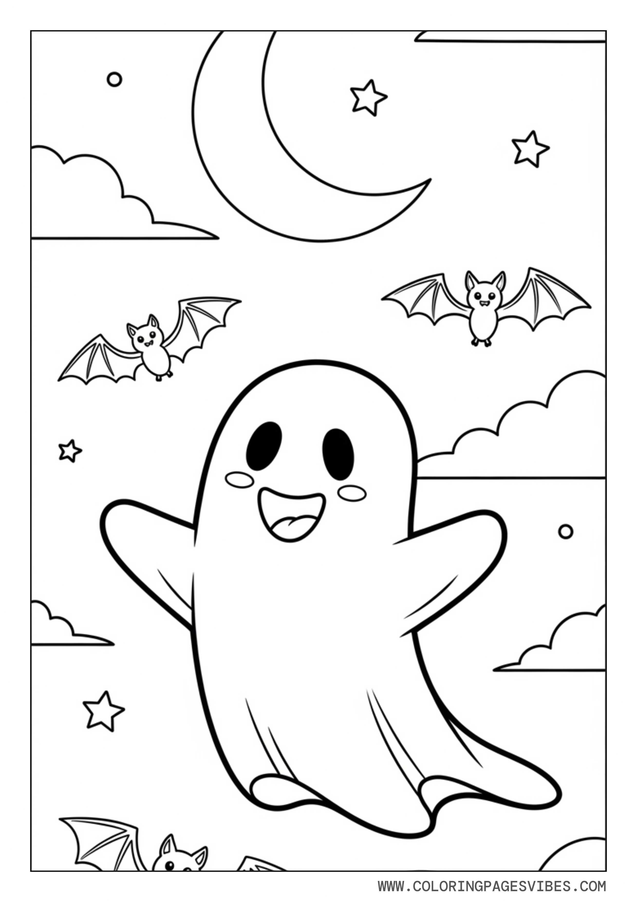 Ghost Flying With Bats