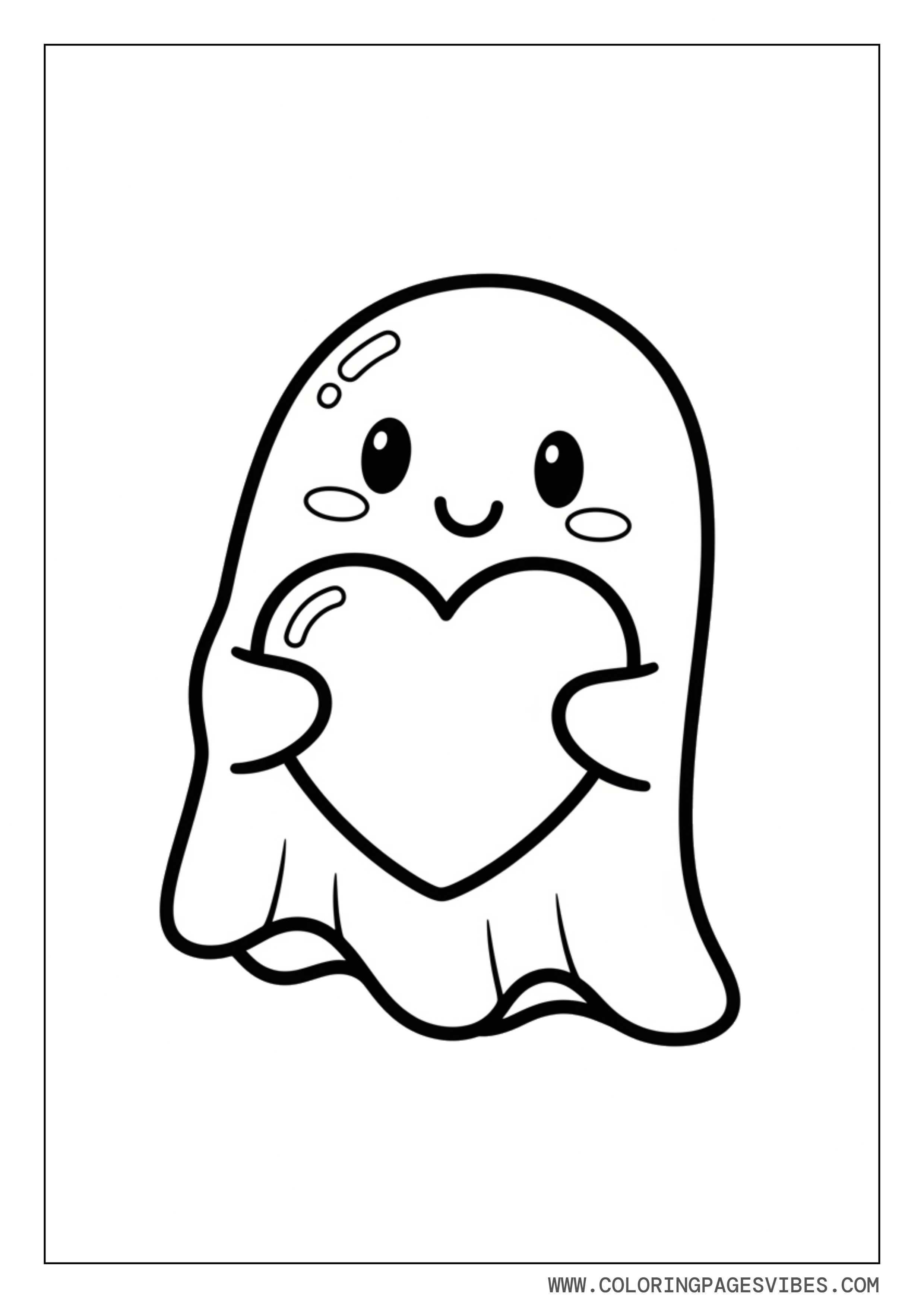 Ghost Holding Heart