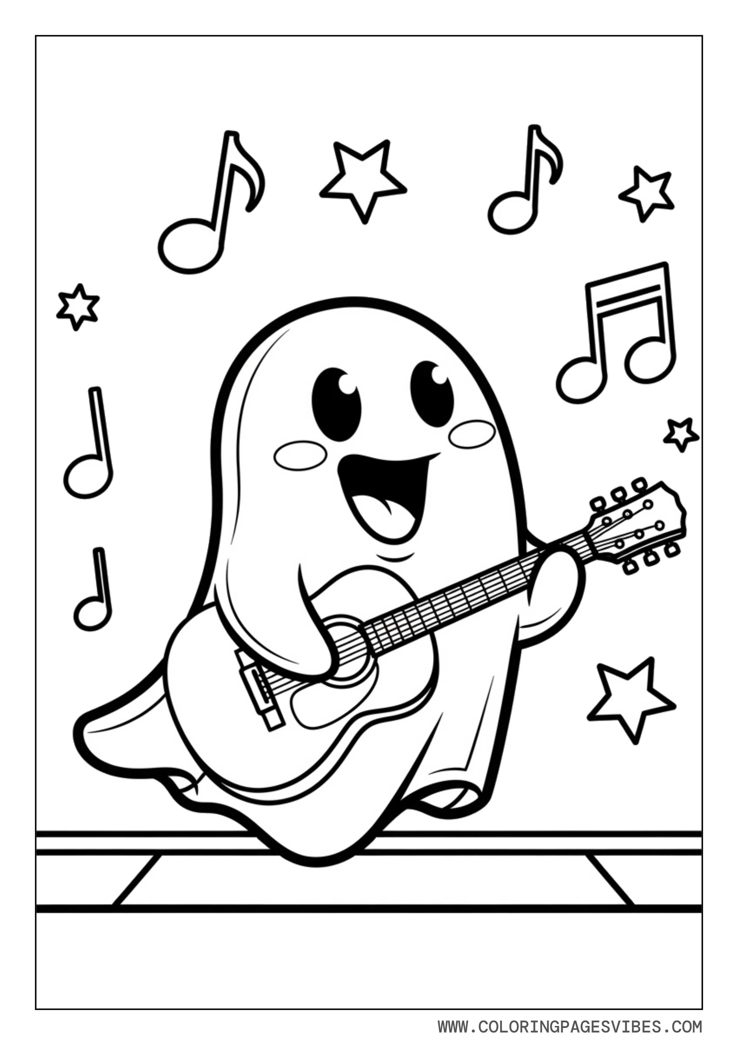 Ghost Playing Guitar