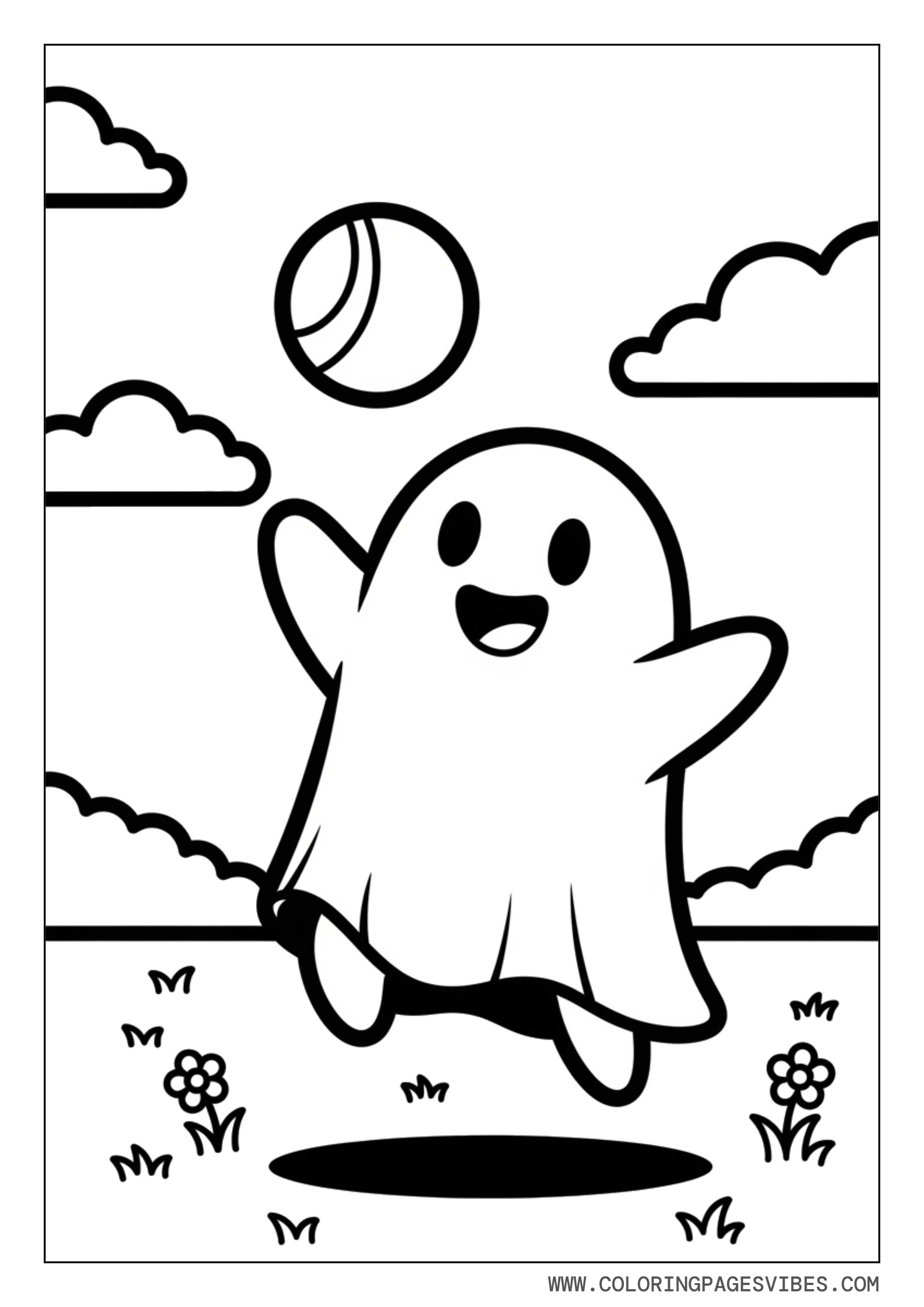 Ghost Playing With Ball