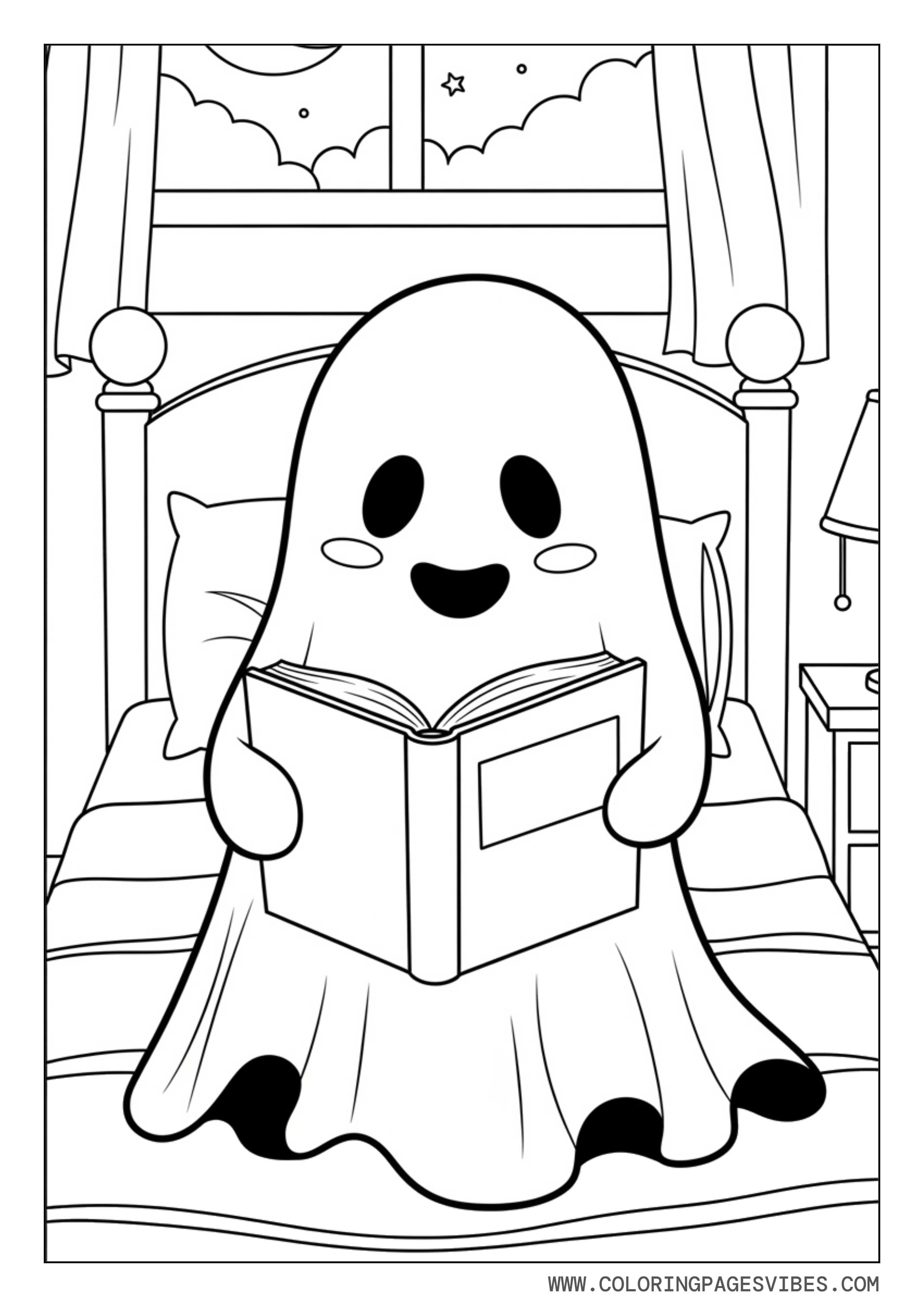 Ghost Reading Bedtime Story