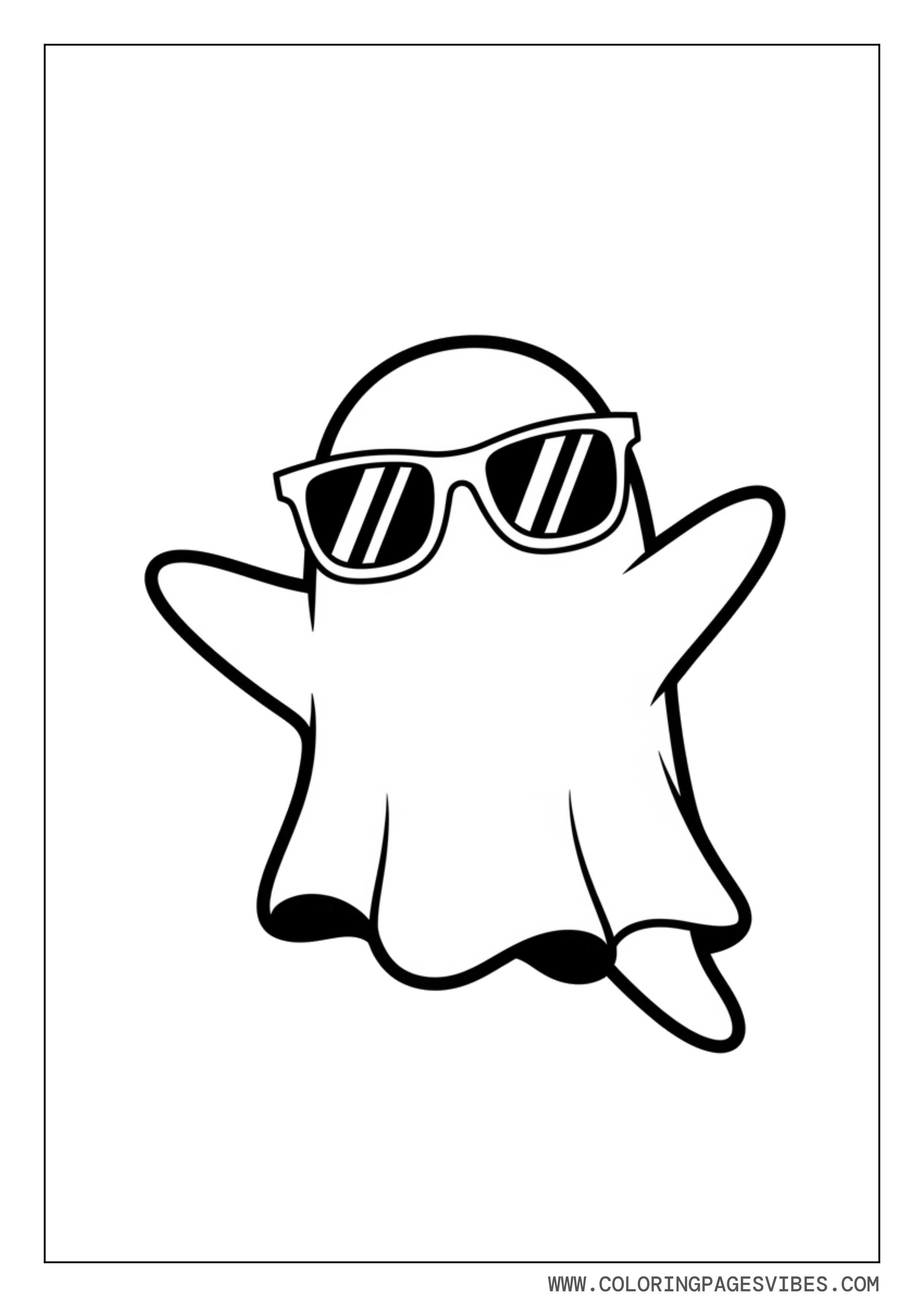 Ghost Wearing Sunglasses