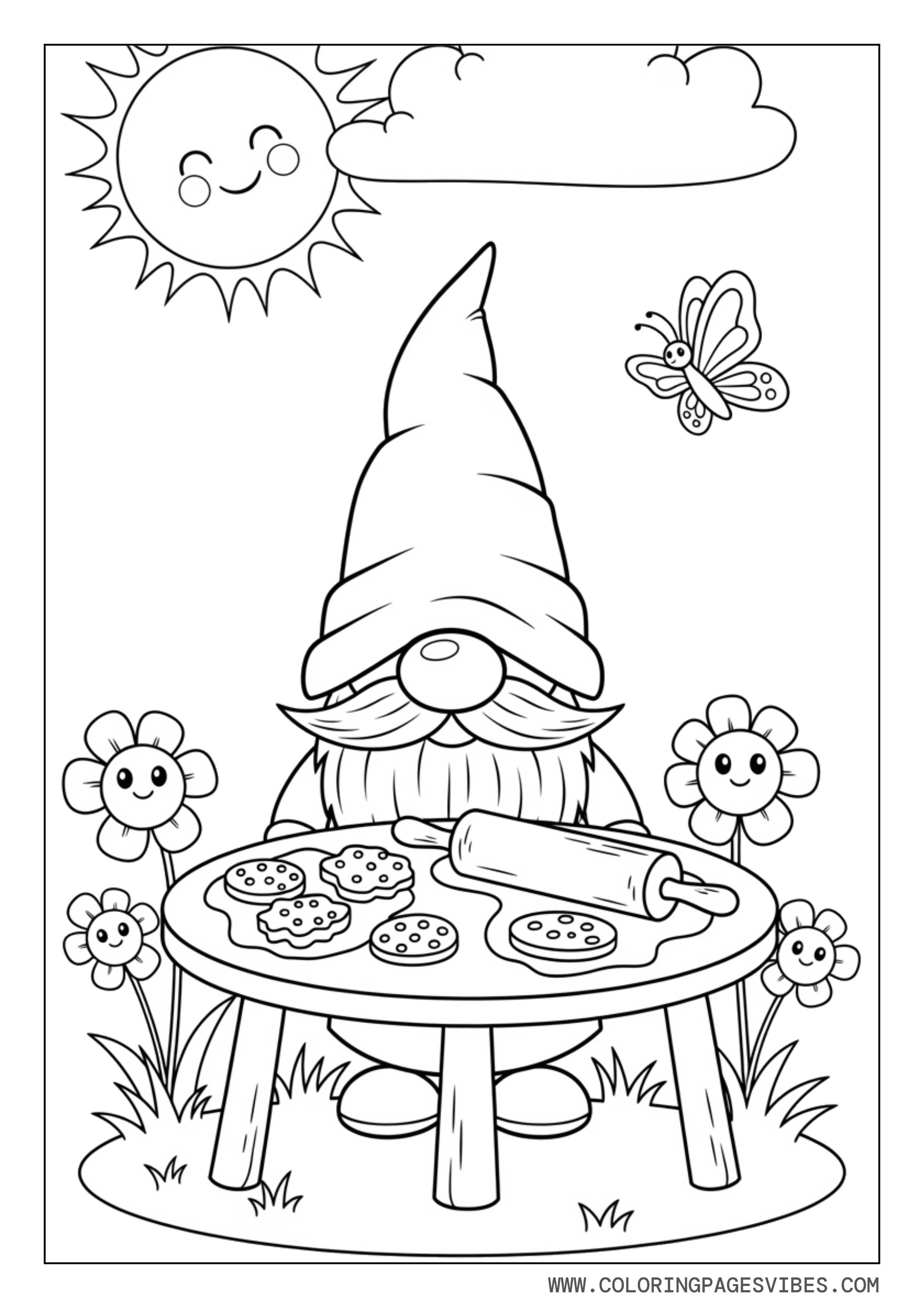 Baking Cookies Gnome