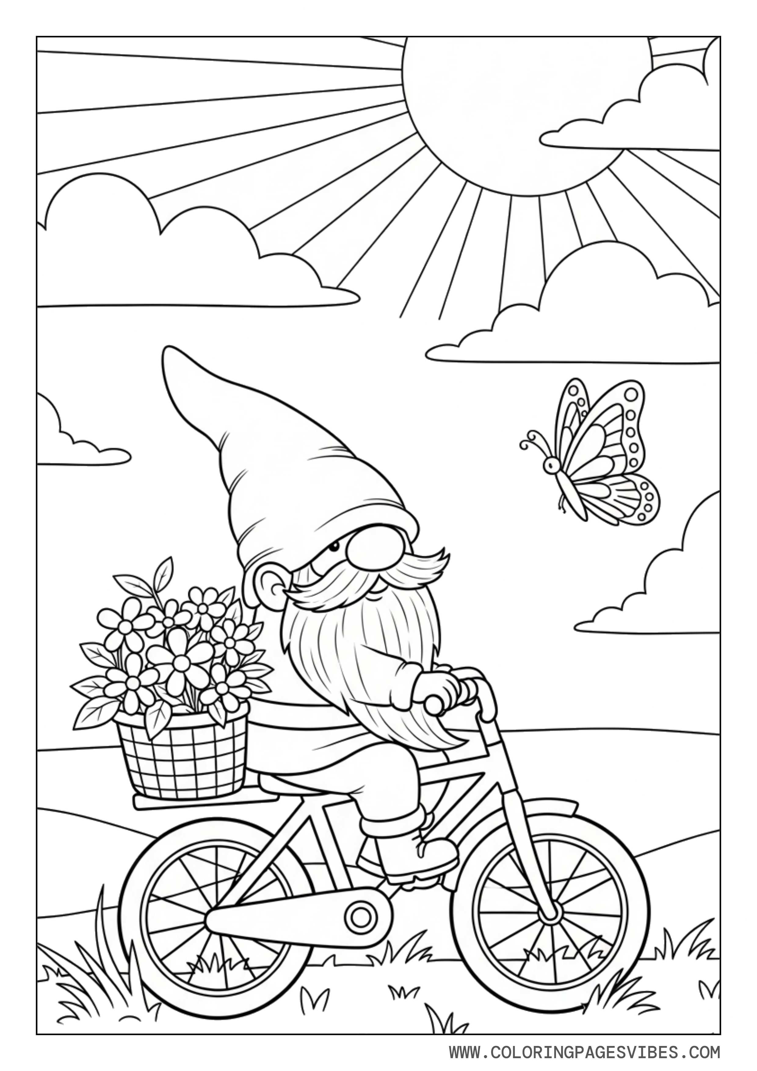 Bicycle Riding Gnome