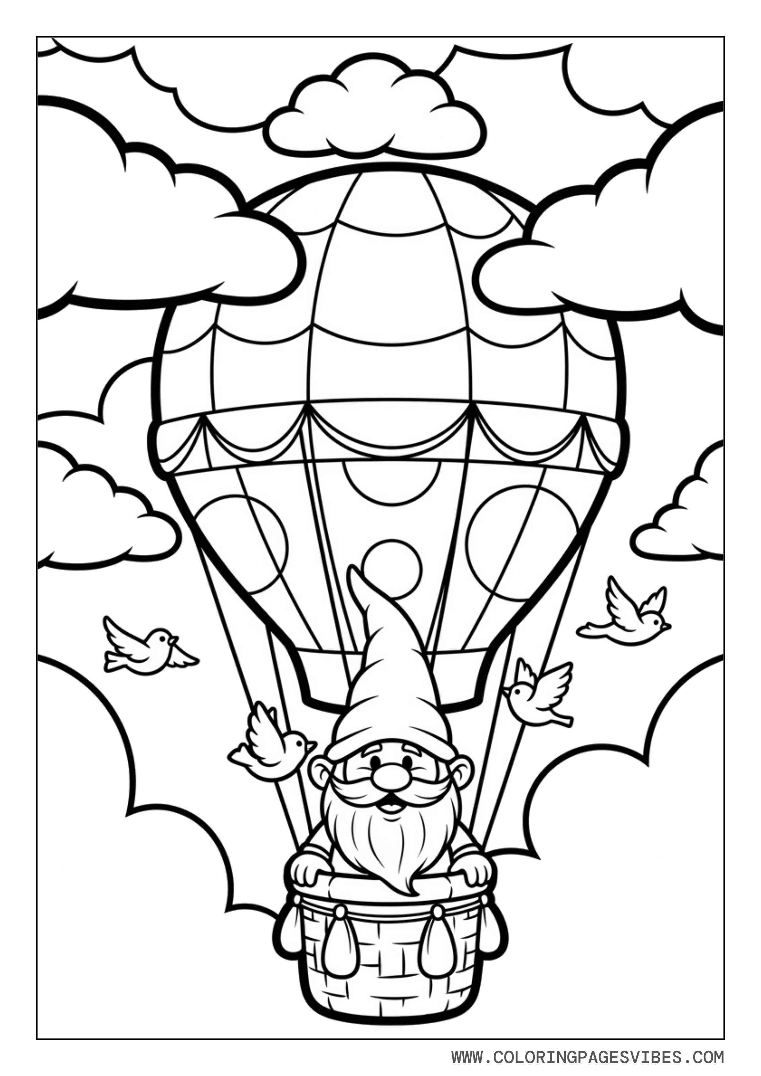 Hot Air Balloon Gnome