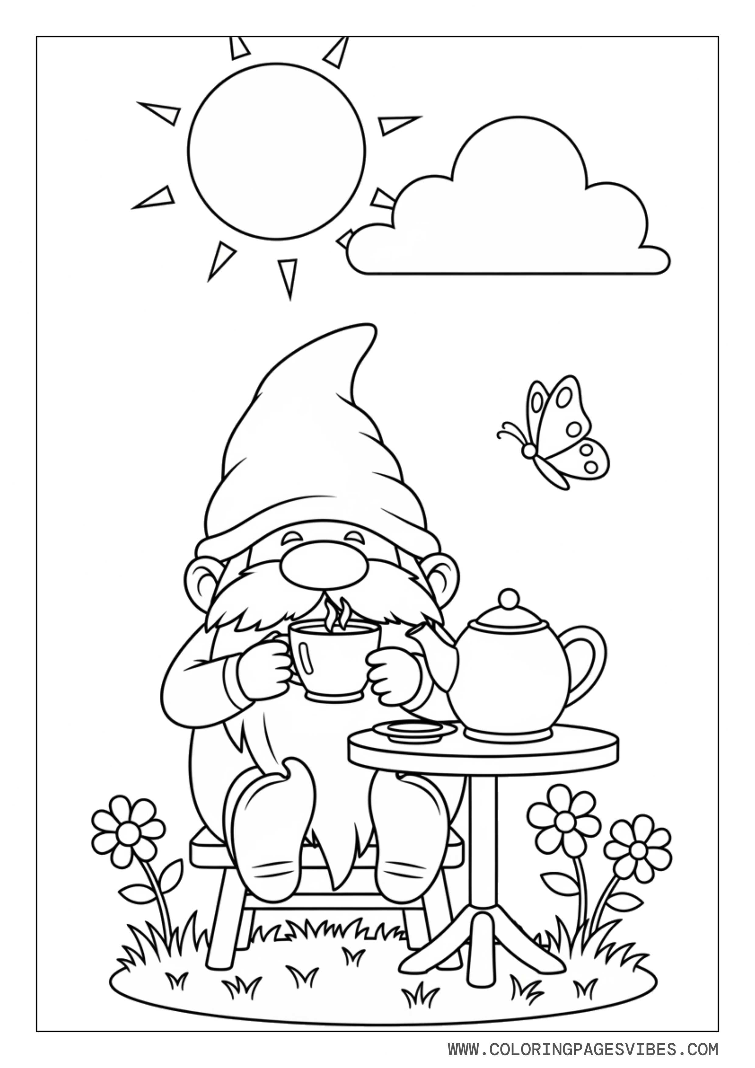 Tea Time Gnome