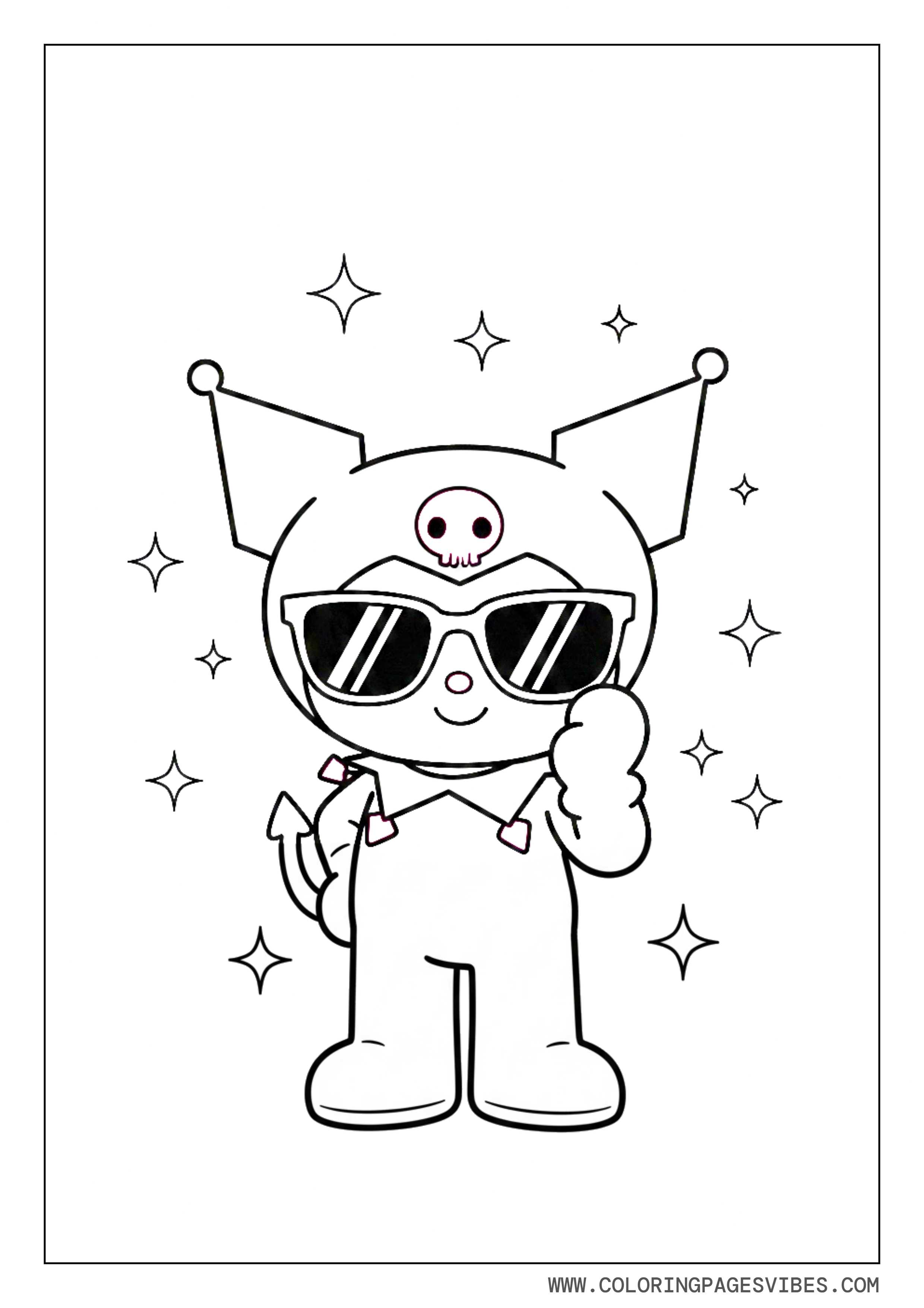 Baddie Kuromi with Sunglasses