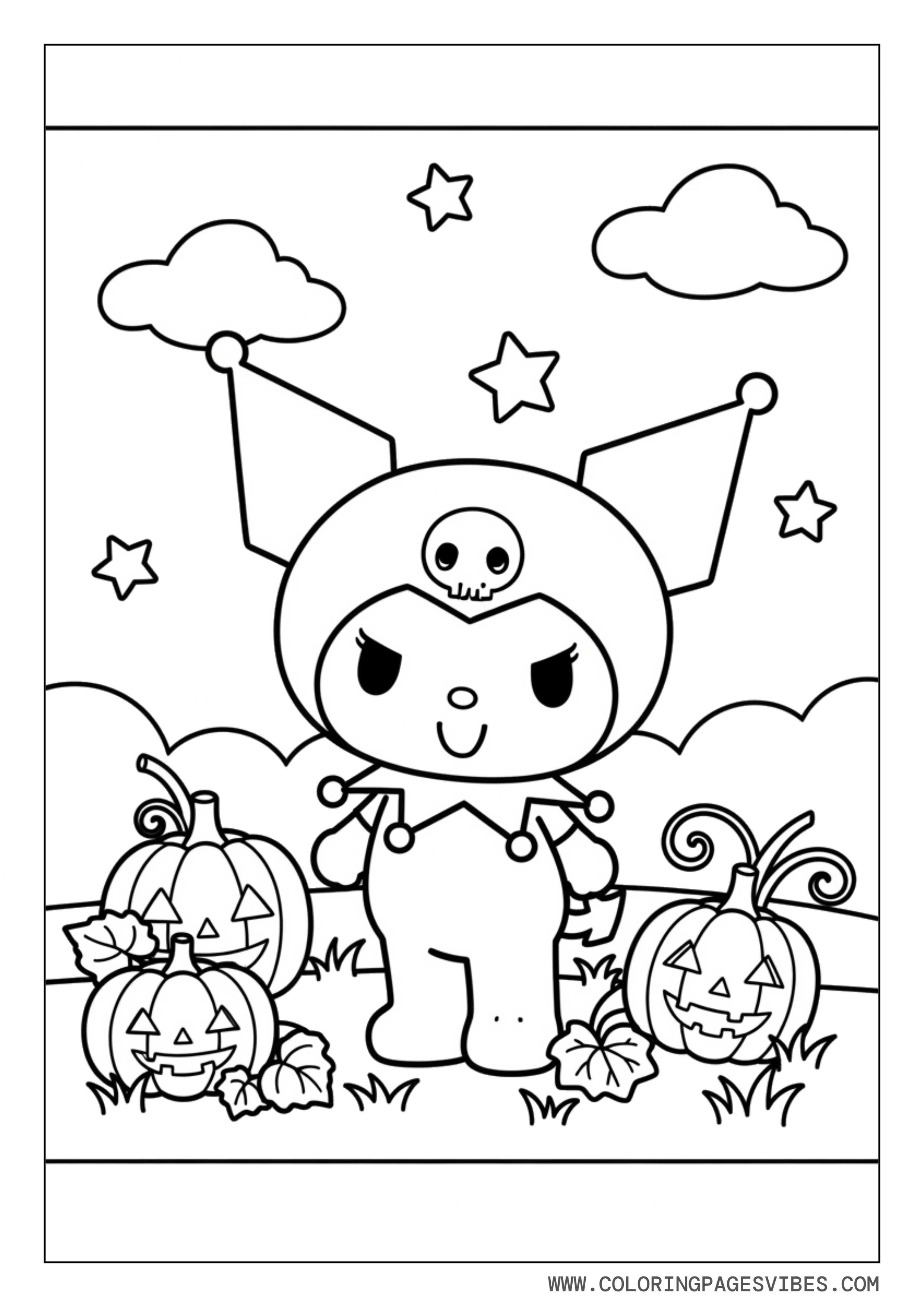 Kuromi and Pumpkin Patch