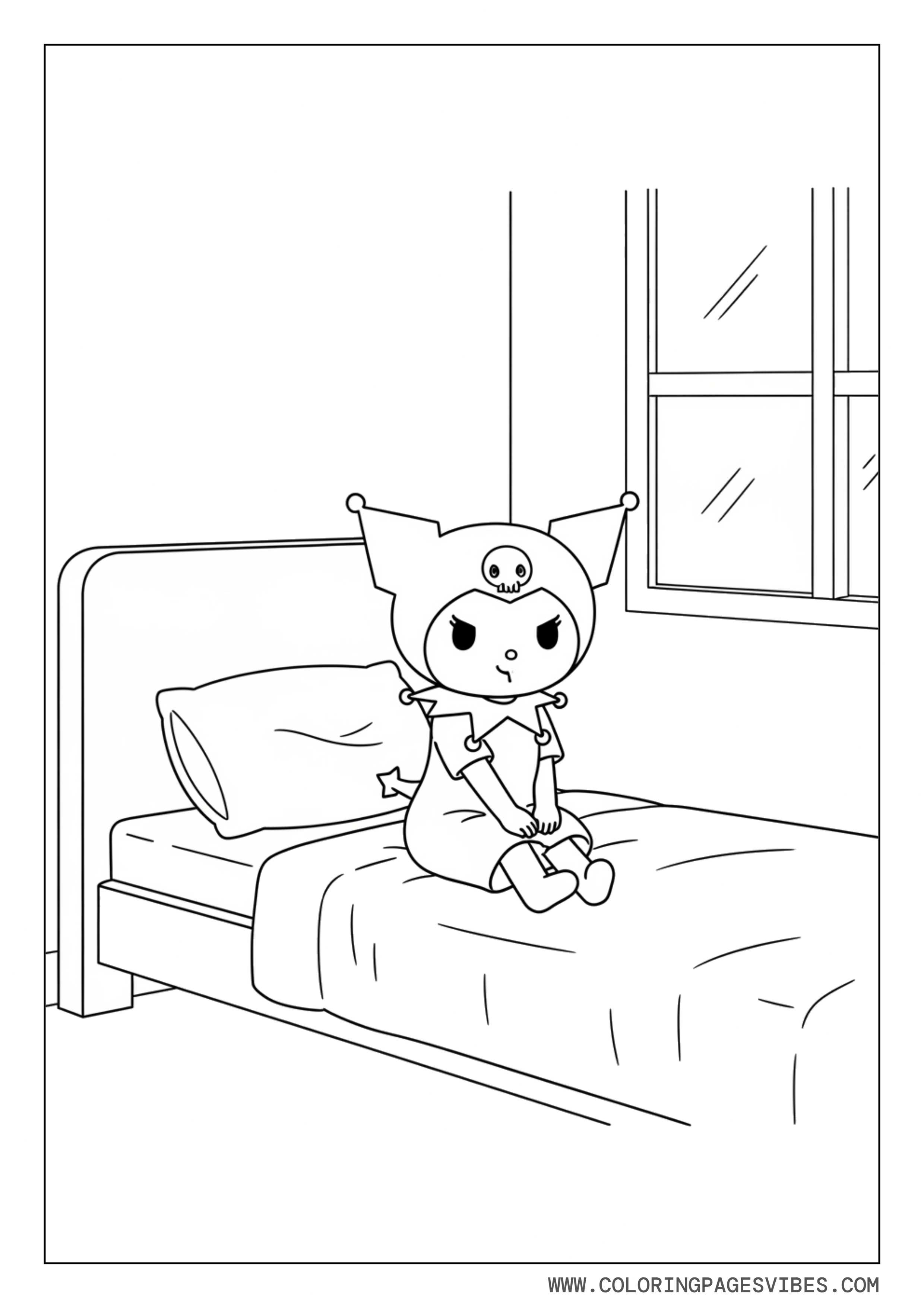 Kuromi Bedroom Scene