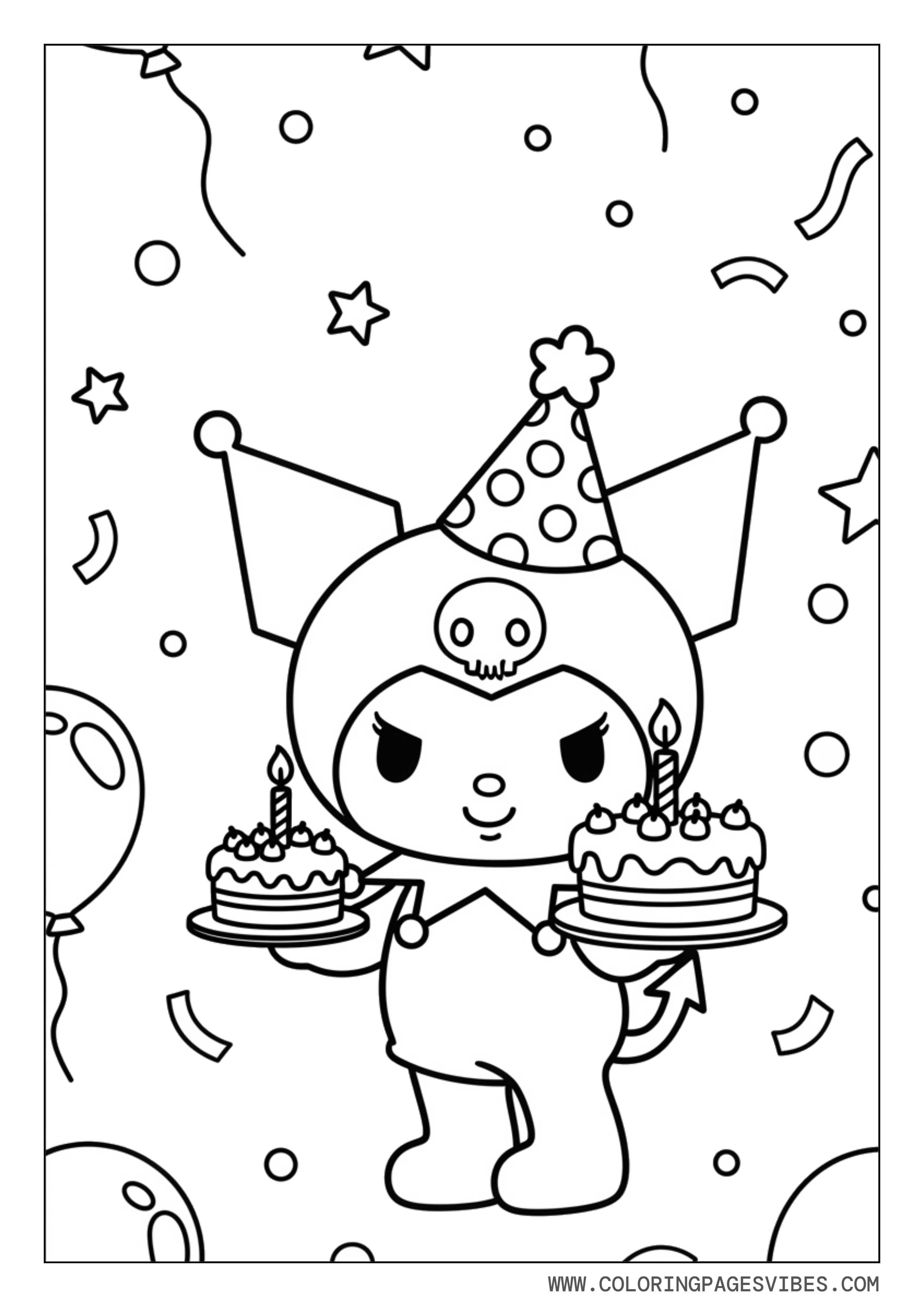 Kuromi Birthday Party Scene