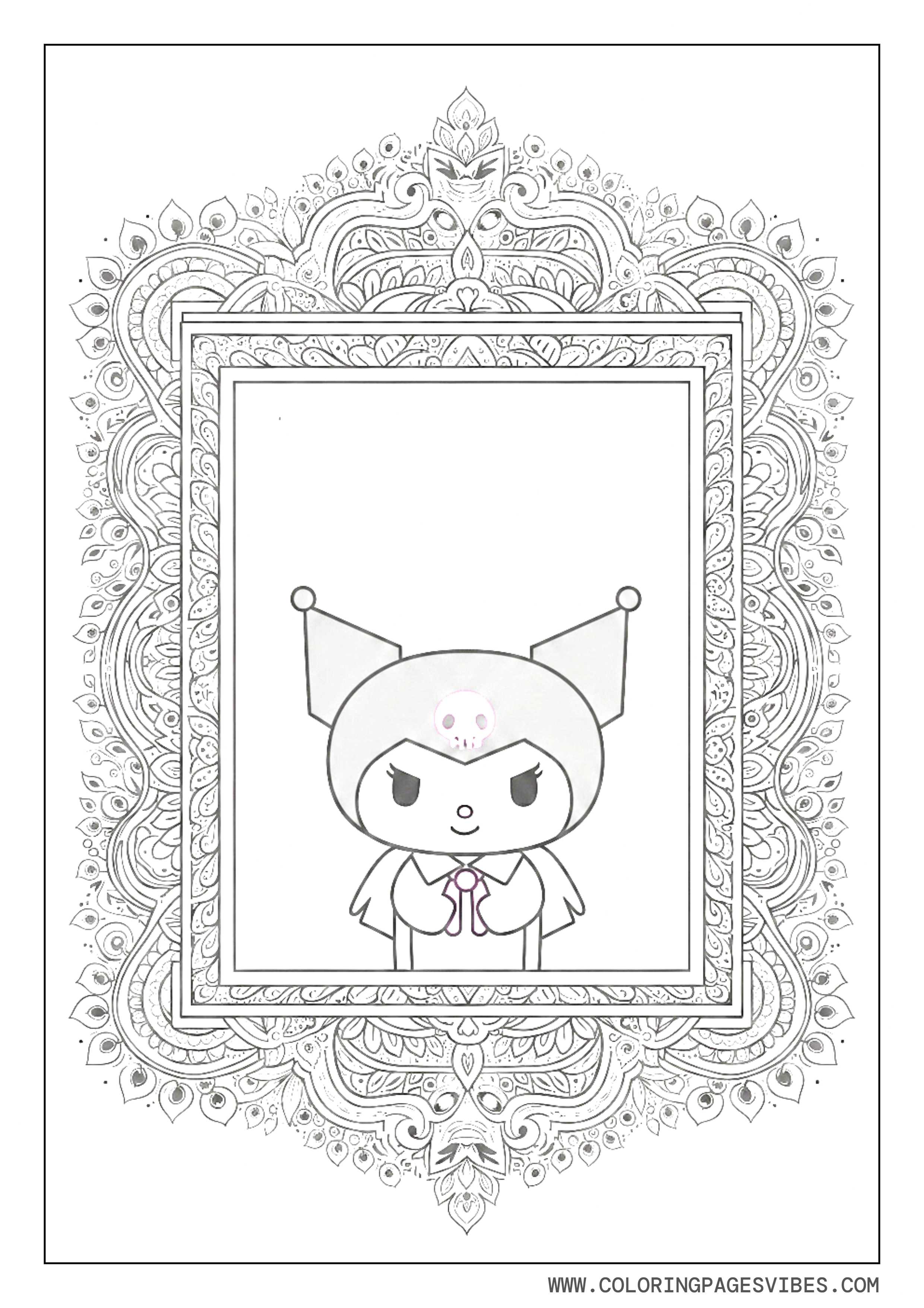 Kuromi Decorative Frame Art
