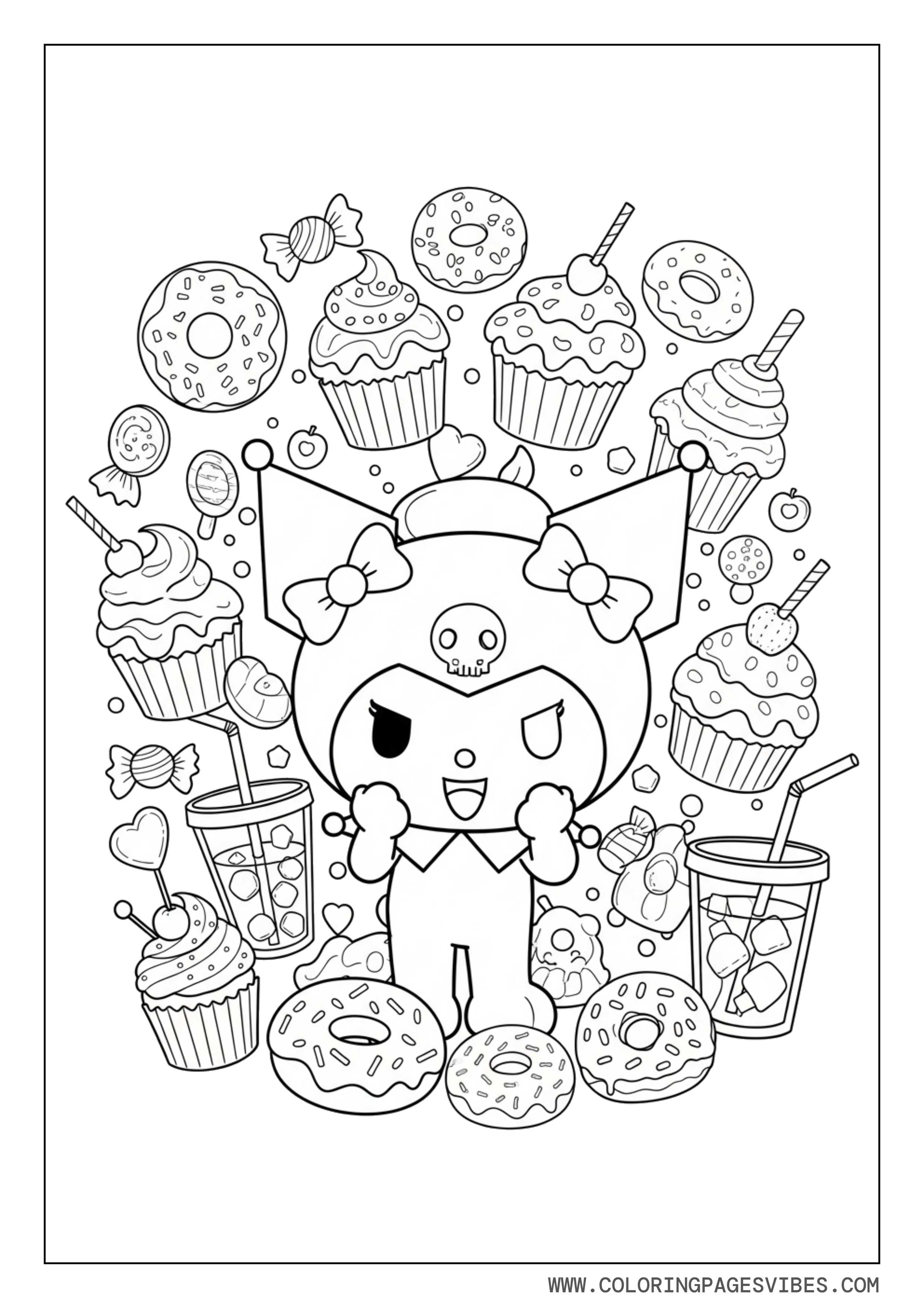 Kuromi Dessert Party Scene