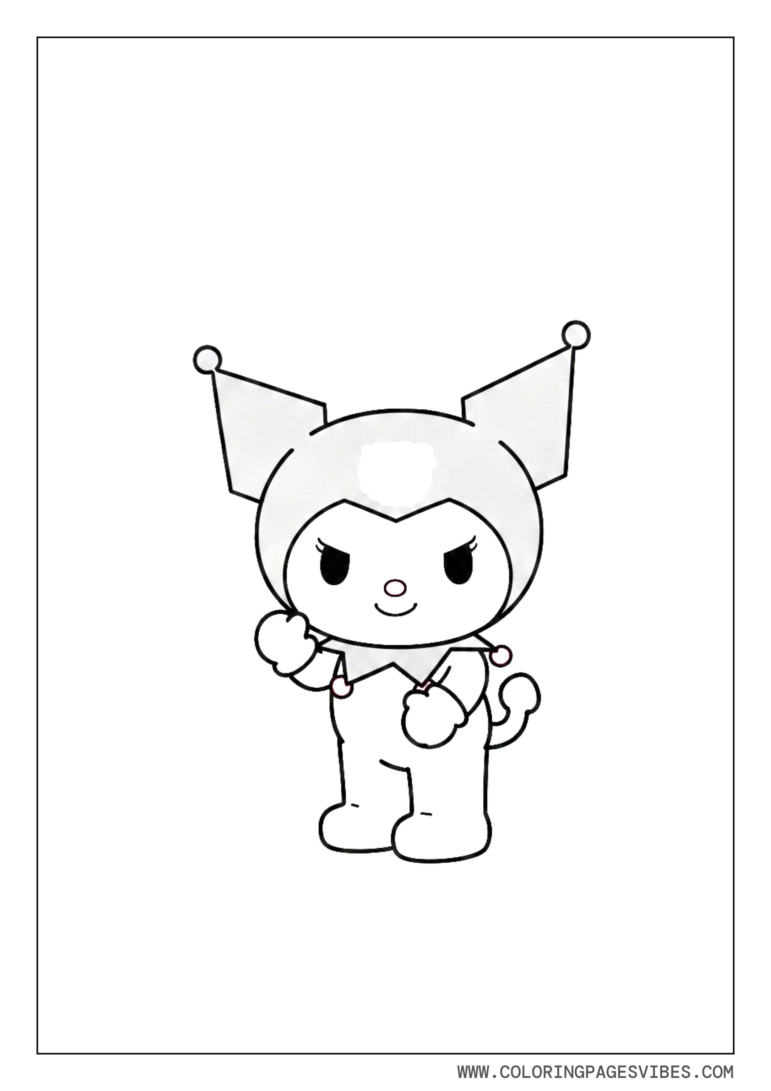 Kuromi in Flower Field