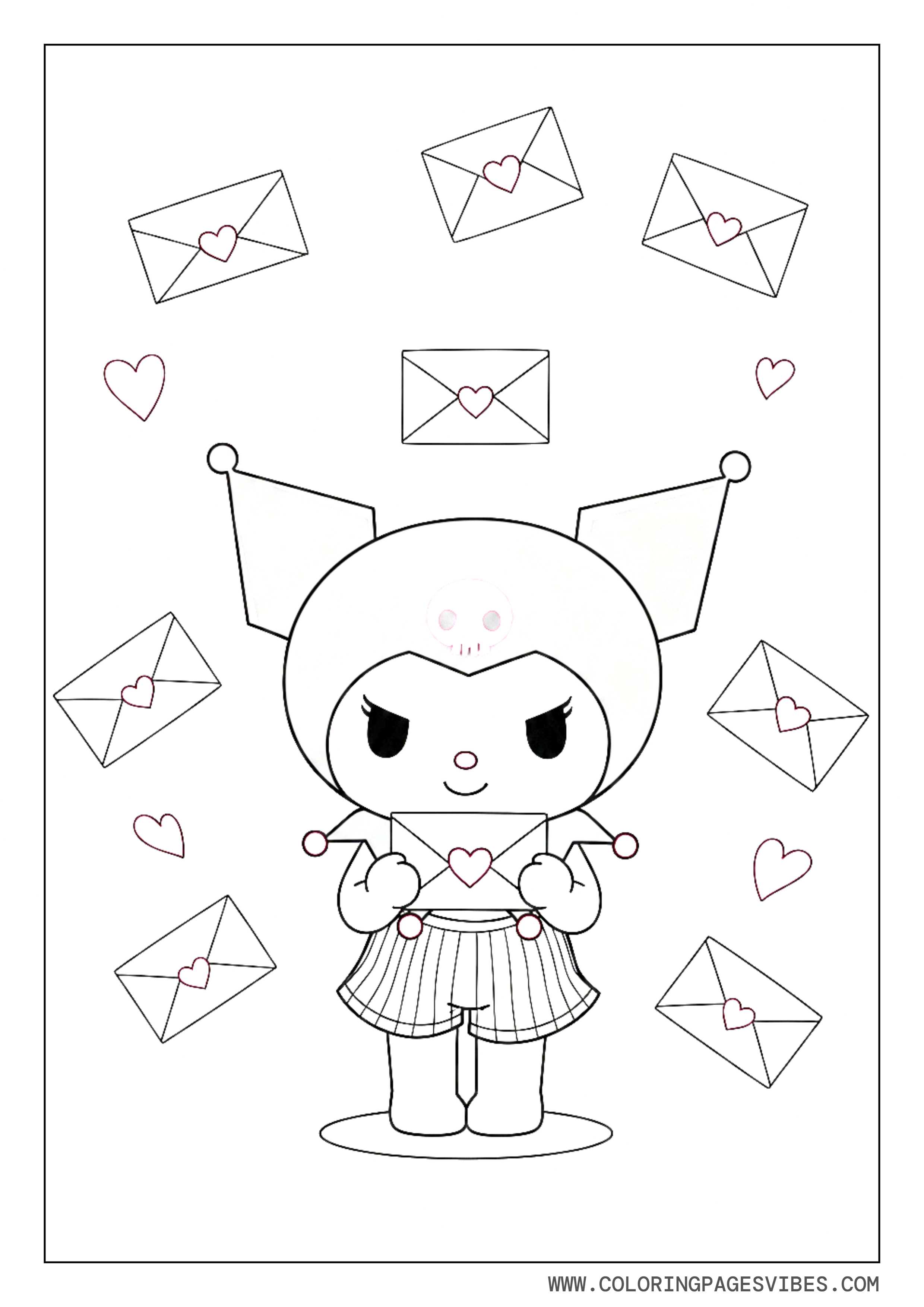 Kuromi Love Letter Theme