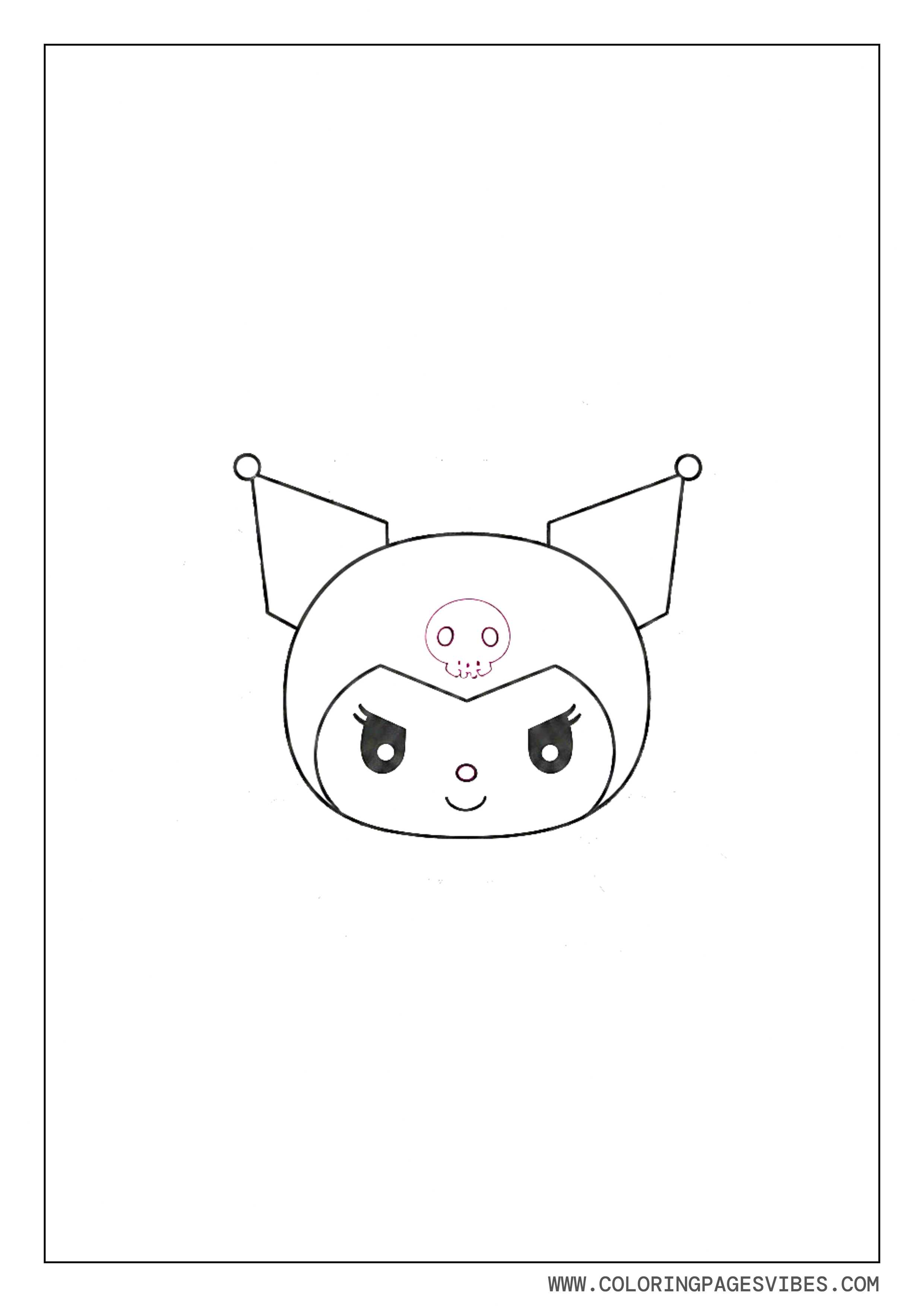 Kuromi Mandala Design