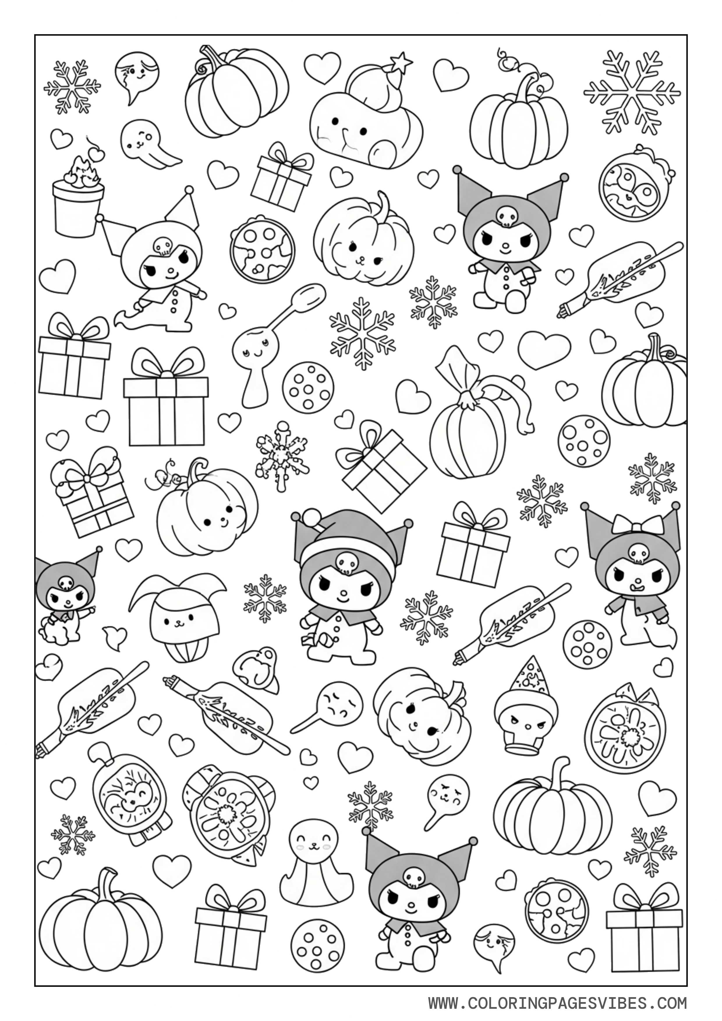 Kuromi Seasonal All-in-One Page