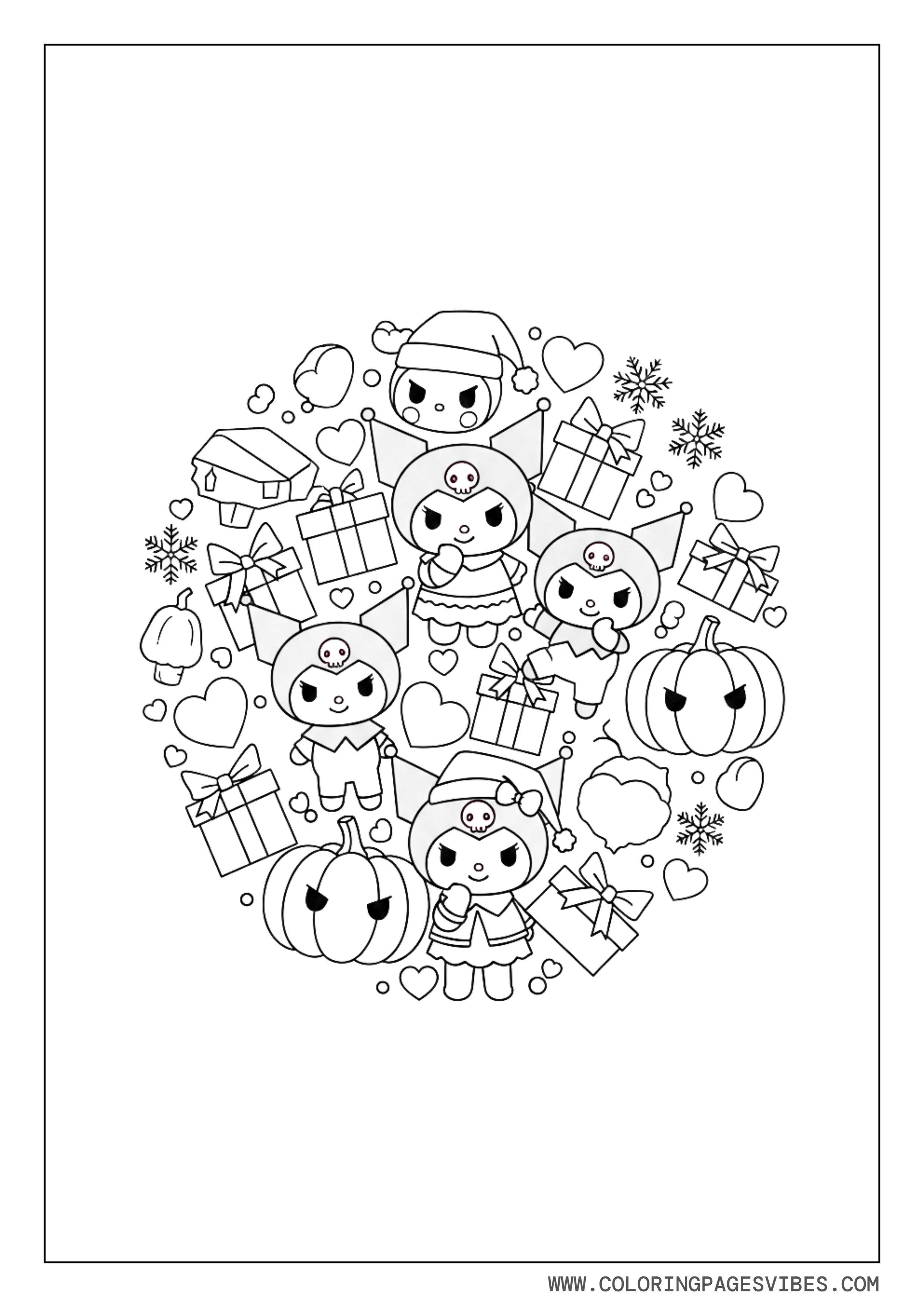 Kuromi Seasonal Mix Page