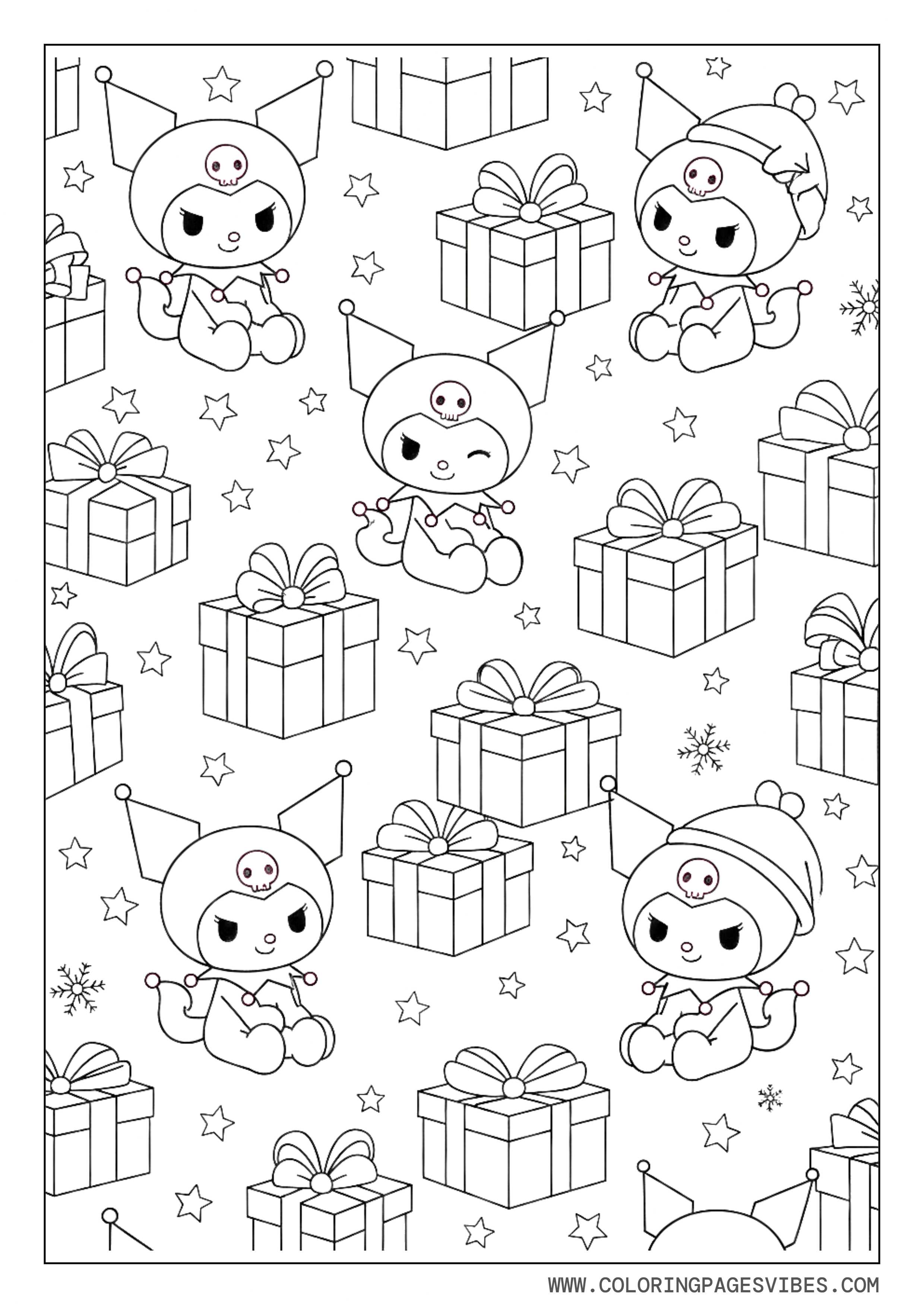 Kuromi with Christmas Gifts