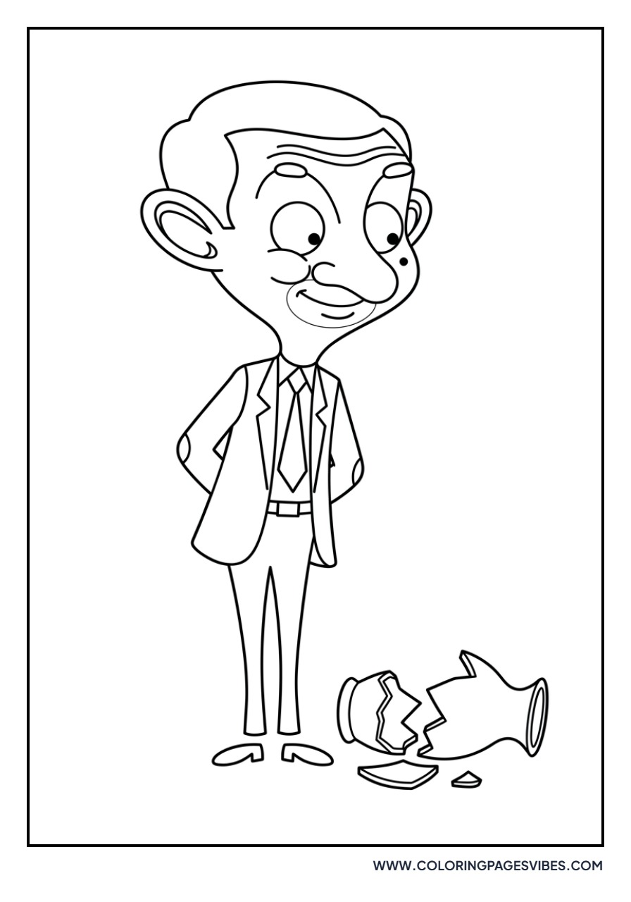 Mr. Bean and the Broken Vase