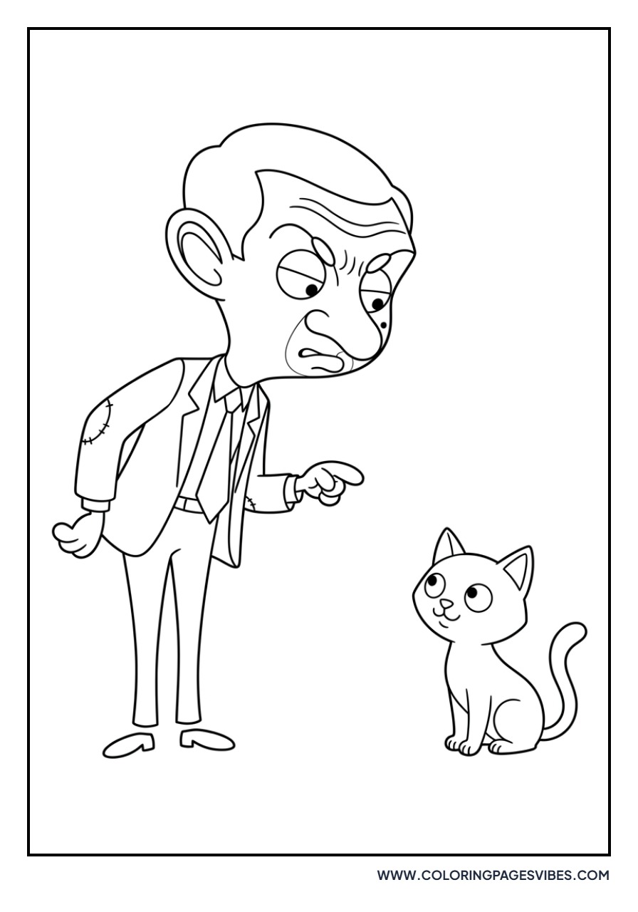 Mr. Bean and the Cat