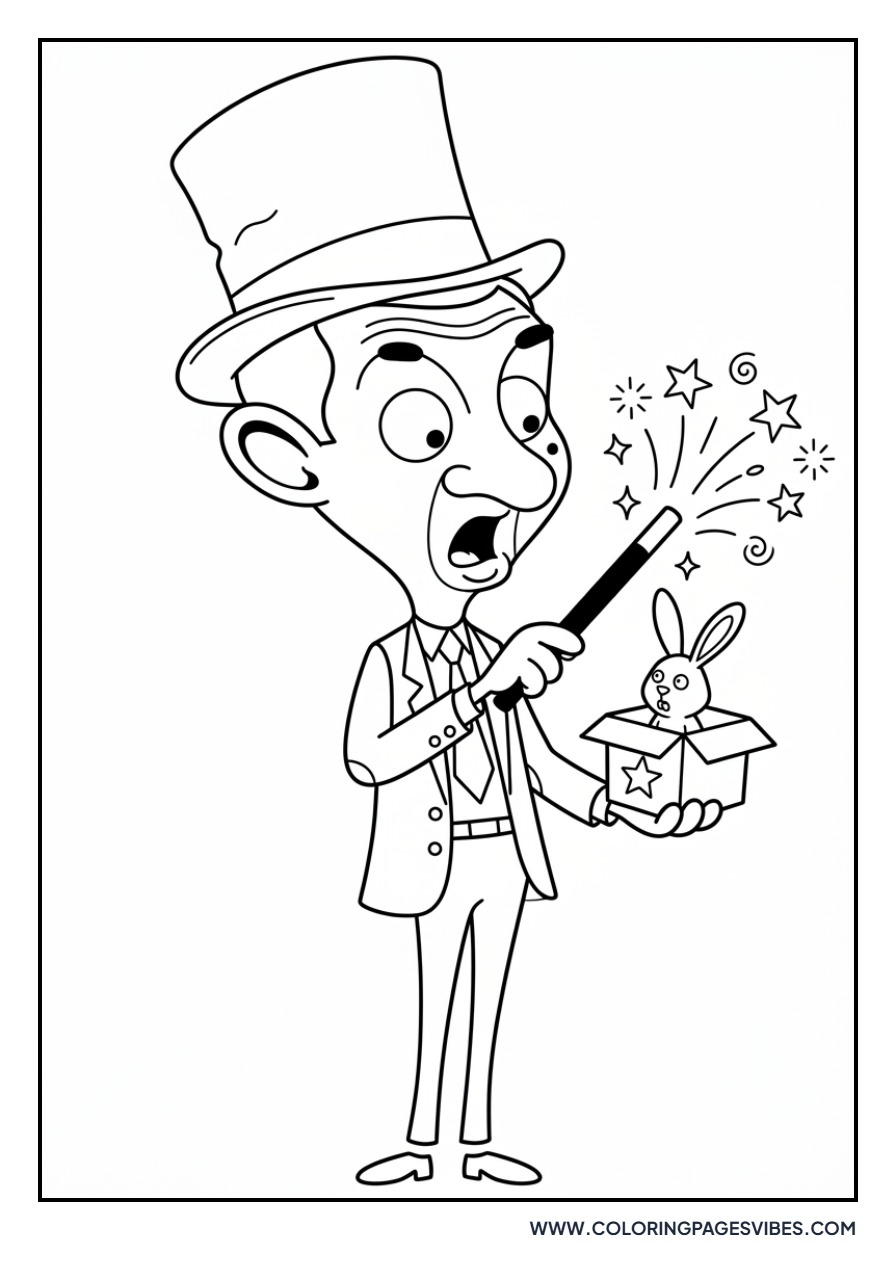 Mr. Bean and the Magic Trick