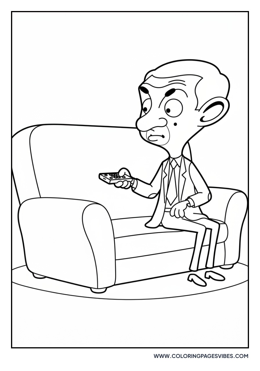 Mr. Bean and the Remote Control